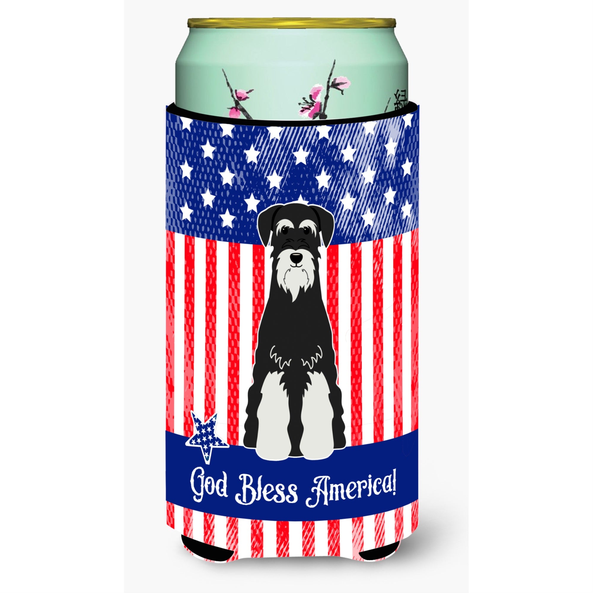 'Caroline'S Treasures Bb3028Tbc Usa Standard Schnauzer Salt And Pepper Tall Boy Hugger Cold-Beverage-Koozies, Multicolor''