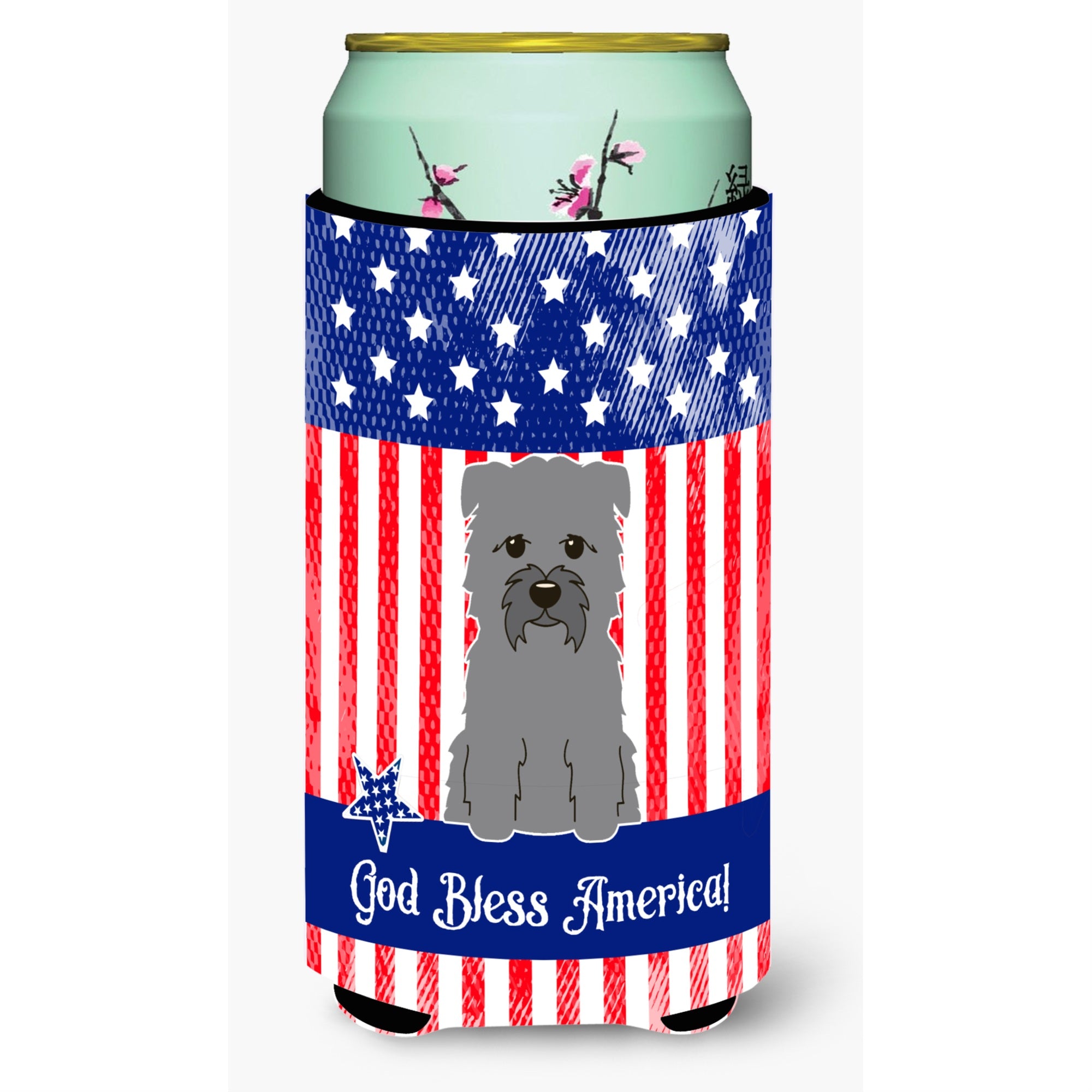 'Caroline'S Treasures Bb3054Tbc Patriotic Usa Glen Of Imal Grey Tall Boy Hugger Cold-Beverage-Koozies, Multicolor''