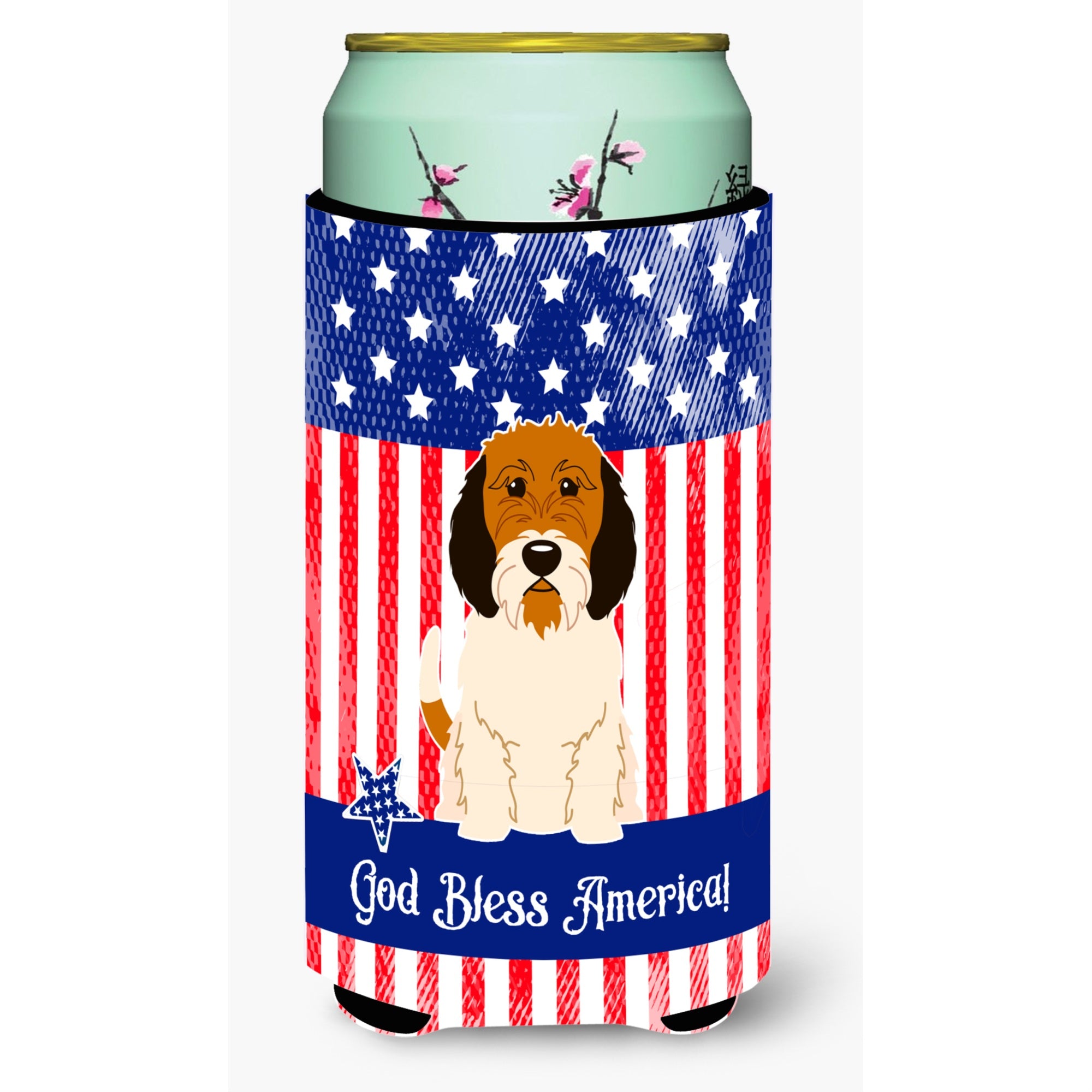 'Caroline'S Treasures Bb3074Tbc Usa Petit Basset Griffon Veenden Tall Boy Hugger Cold-Beverage-Koozies, Multicolor''