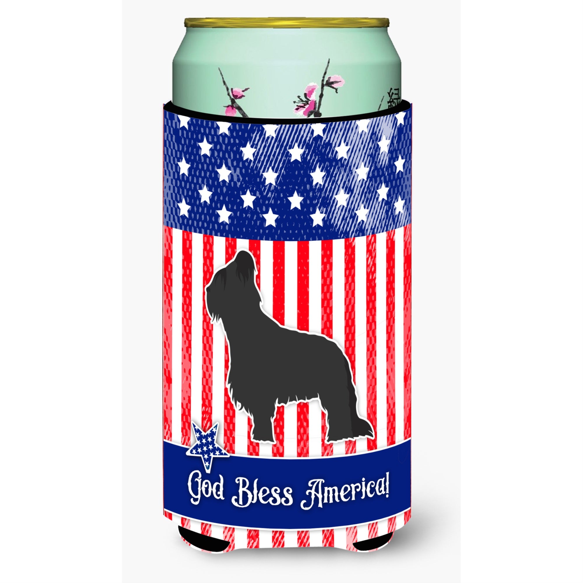 'Caroline'S Treasures Usa Patriotic Briar Beverage Insulator Hugger, Tall Boy, Multicolor''