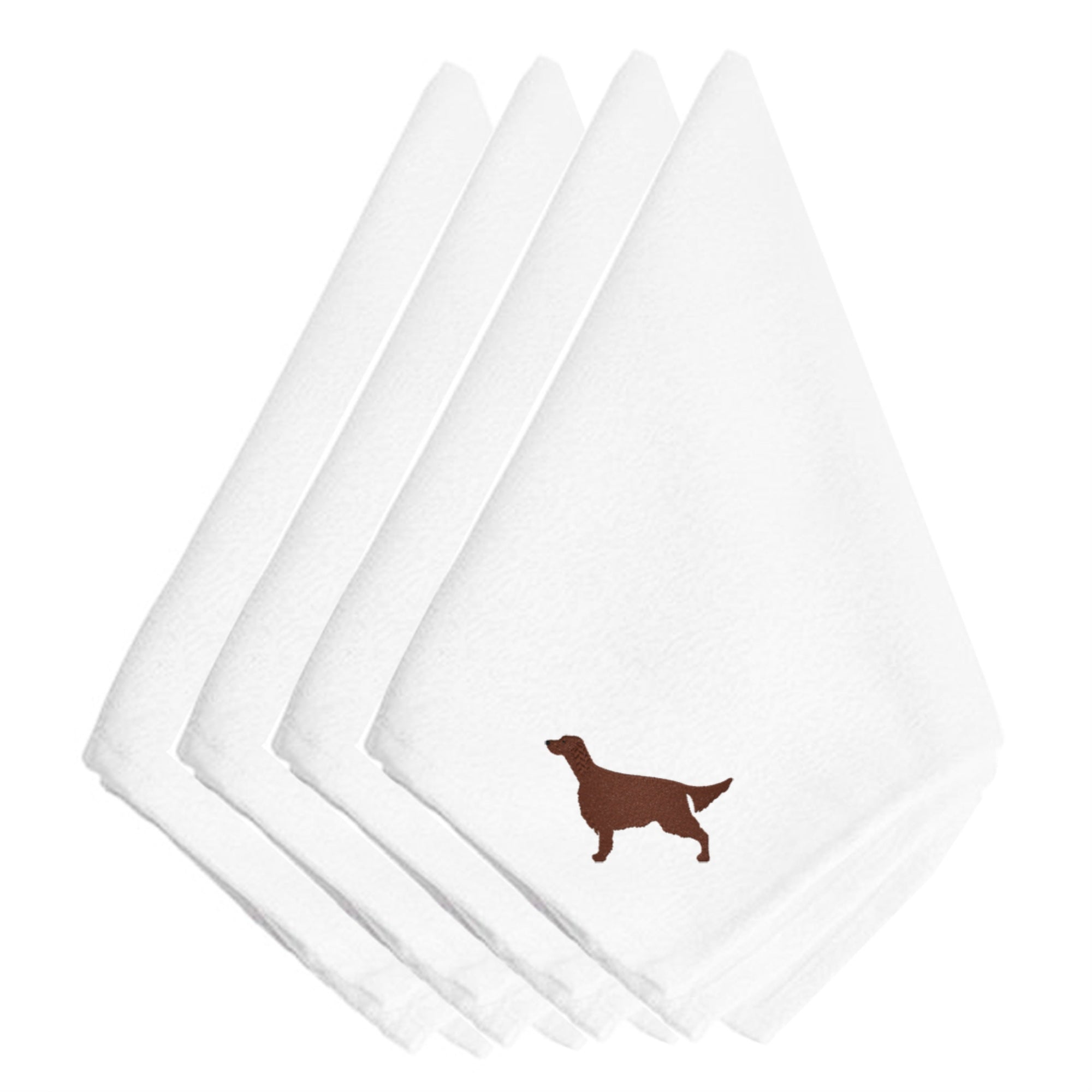 'Caroline'S Treasures Bb3393Npke Irish Setter Embroidered Napkins (Set Of 4), 20'''', Multicolor''