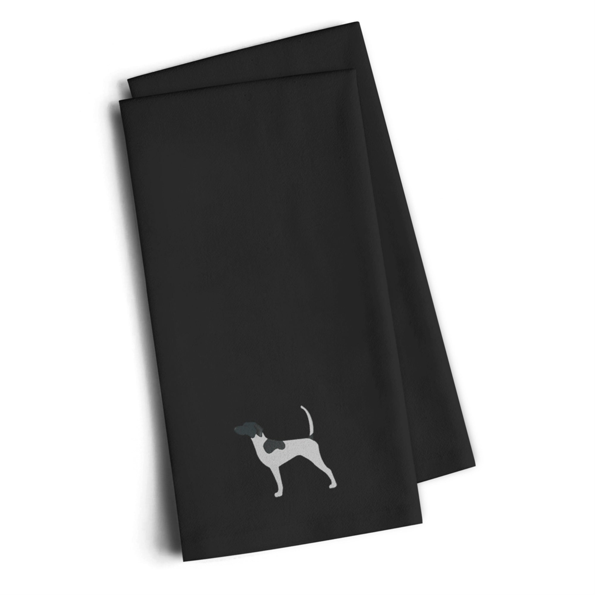 'Caroline'S Treasures Bb3395Bktwe English Pointer Black Embroidered Kitchen Towel (Set Of 2), 28'''' H X 19'''' W, Multicolor''