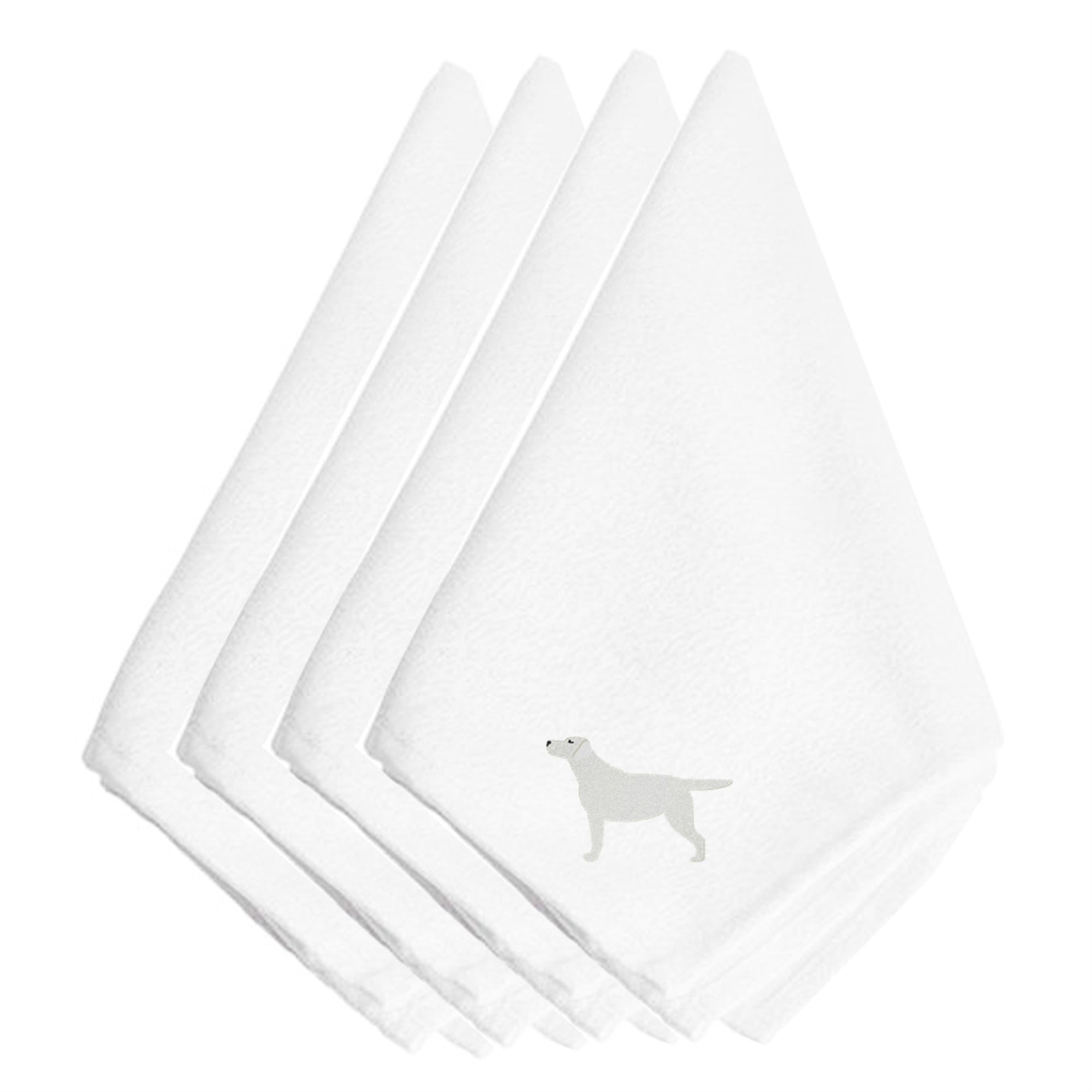 'Caroline'S Treasures Bb3397Npke Yellow Labrador Retriever Embroidered Napkins (Set Of 4), 20'''', Multicolor''