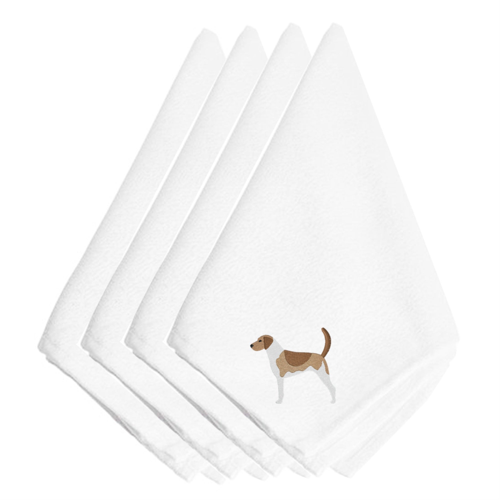 'Caroline'S Treasures Bb3398Npke American Foxhound Embroidered Napkins (Set Of 4), 20'''', Multicolor''