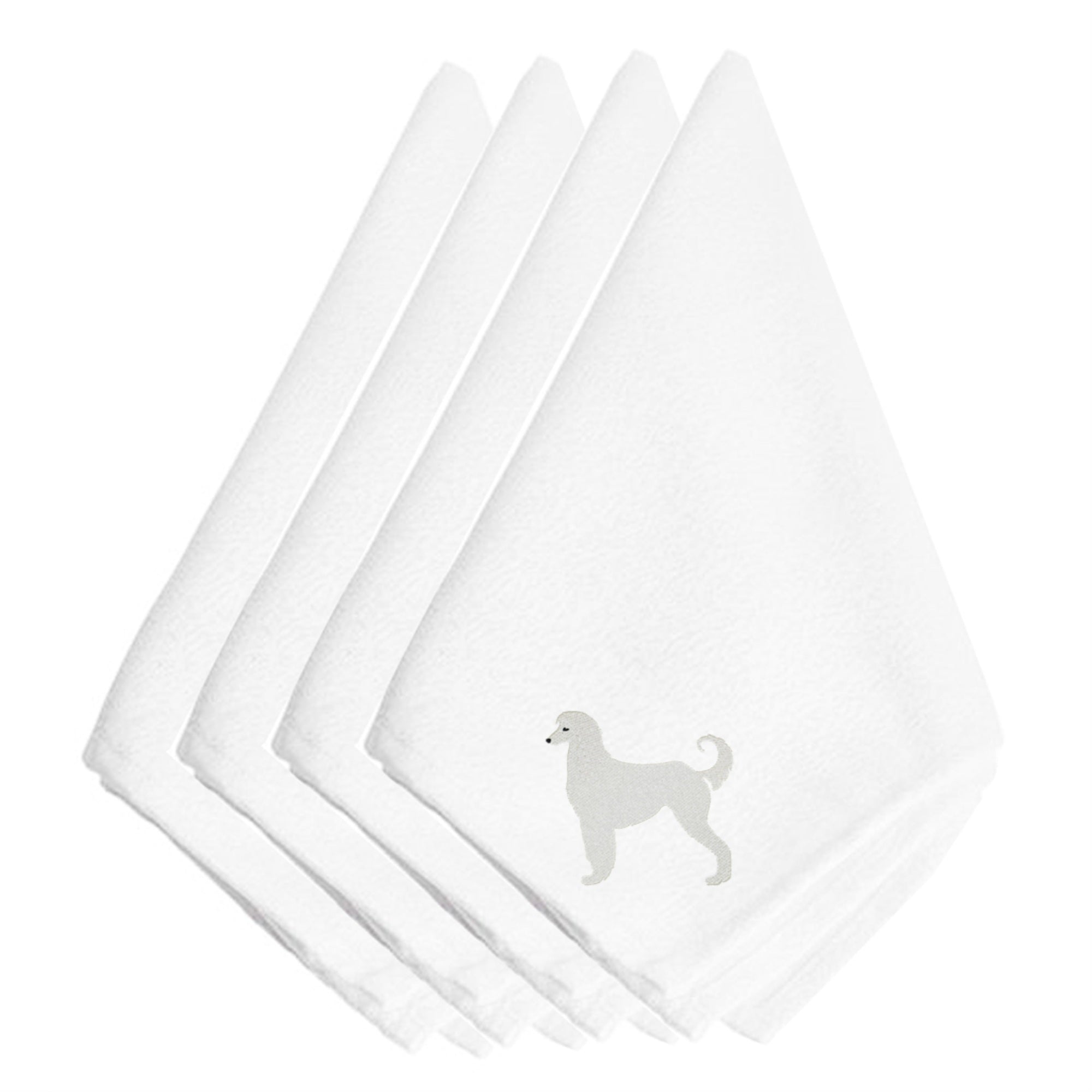 'Caroline'S Treasures Bb3406Npke Afghan Hound Embroidered Napkins (Set Of 4), 20'''', Multicolor''