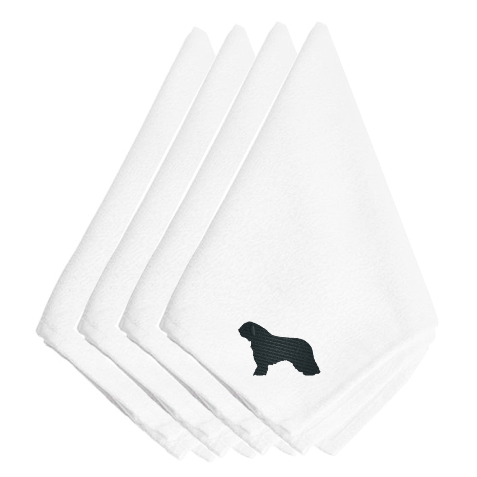 'Caroline'S Treasures Bb3415Npke Spanish Water Dog Embroidered Napkins (Set Of 4), 20'''', Multicolor''