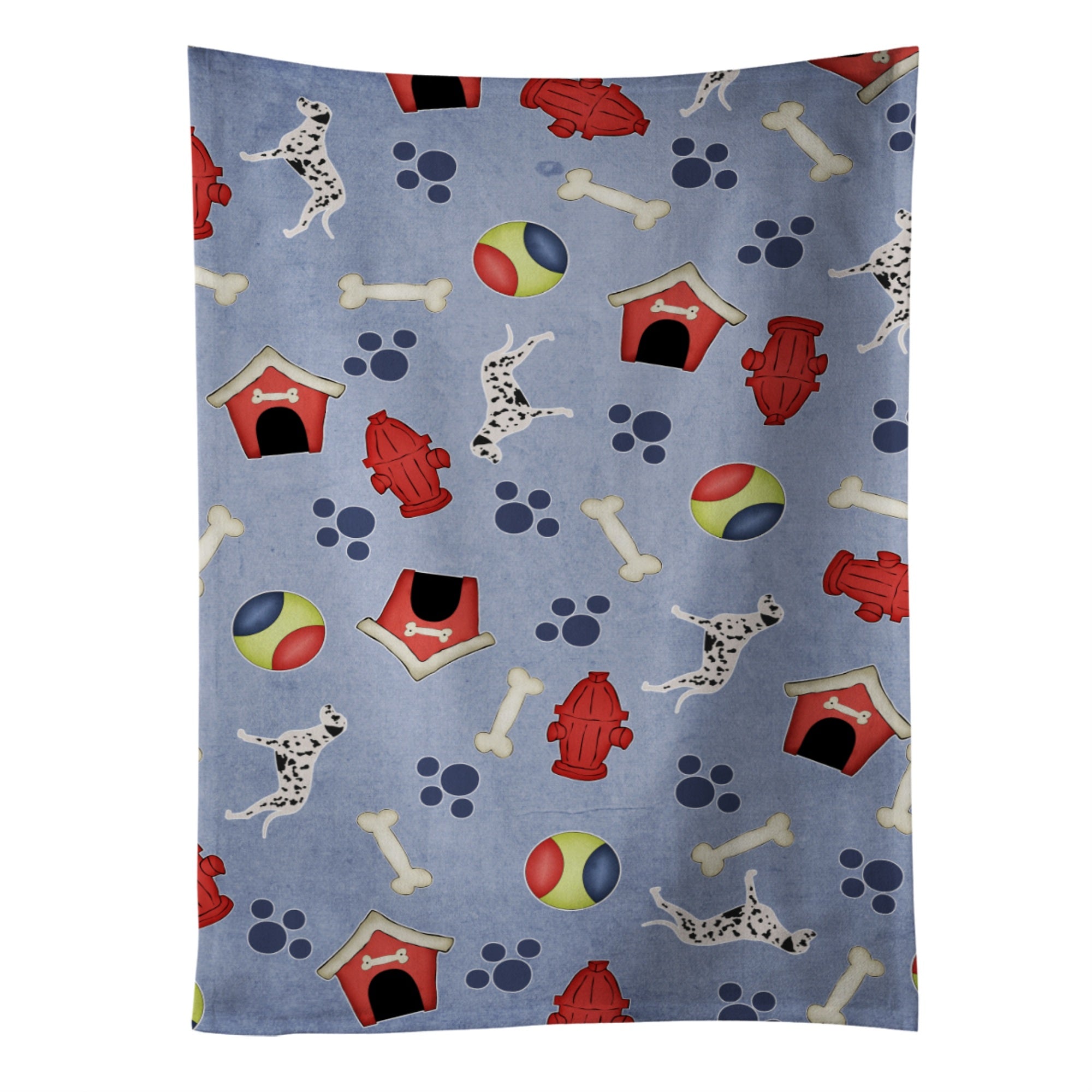 'Caroline'S Treasures Bb3883Ktwl Dalmatian Dog House Collection Kitchen Towel, 25'''' X 15'''', Multicolor''