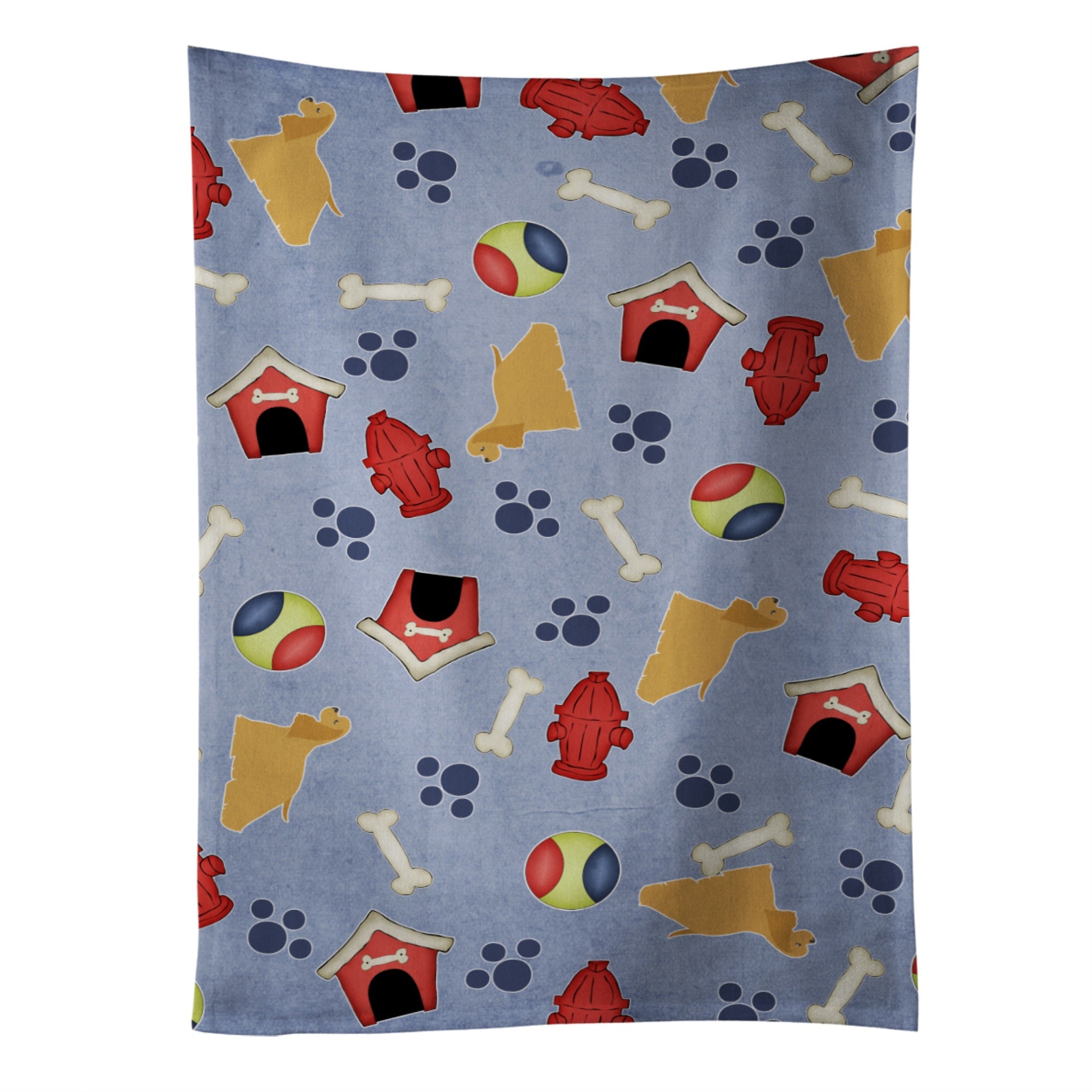 'Caroline'S Treasures Bb3886Ktwl Cocker Spaniel Dog House Collection Kitchen Towel, 25'''' X 15'''', Multicolor''