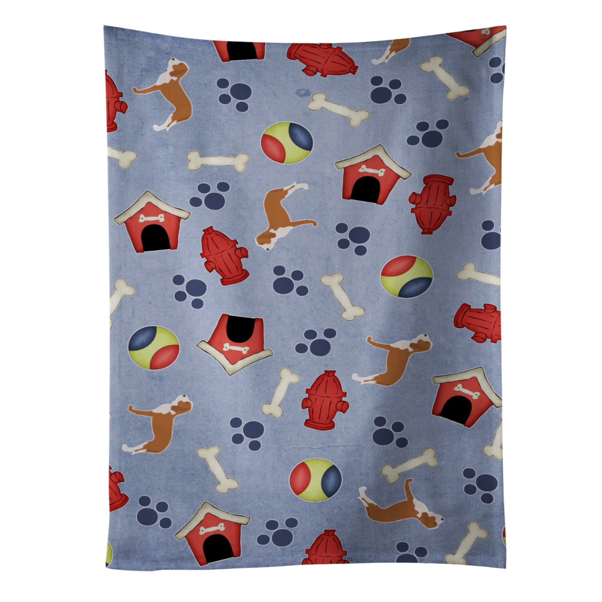'Caroline'S Treasures Bb3891Ktwl Spanish Hound Dog House Collection Kitchen Towel, 25'''' X 15'''', Multicolor''