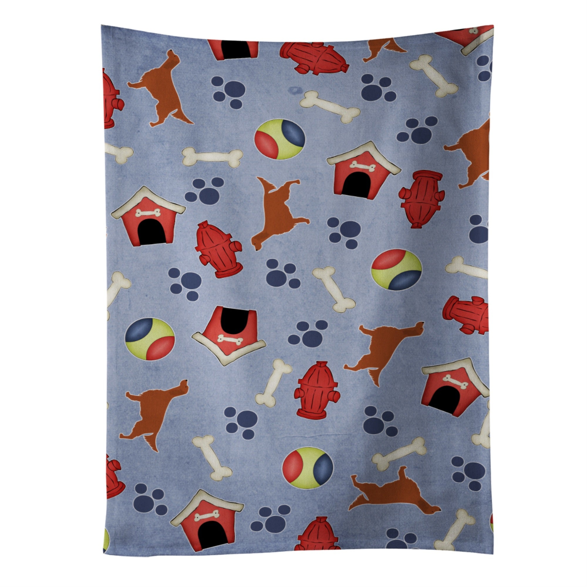 'Caroline'S Treasures Bb3893Ktwl Irish Setter Dog House Collection Kitchen Towel, 25'''' X 15'''', Multicolor''