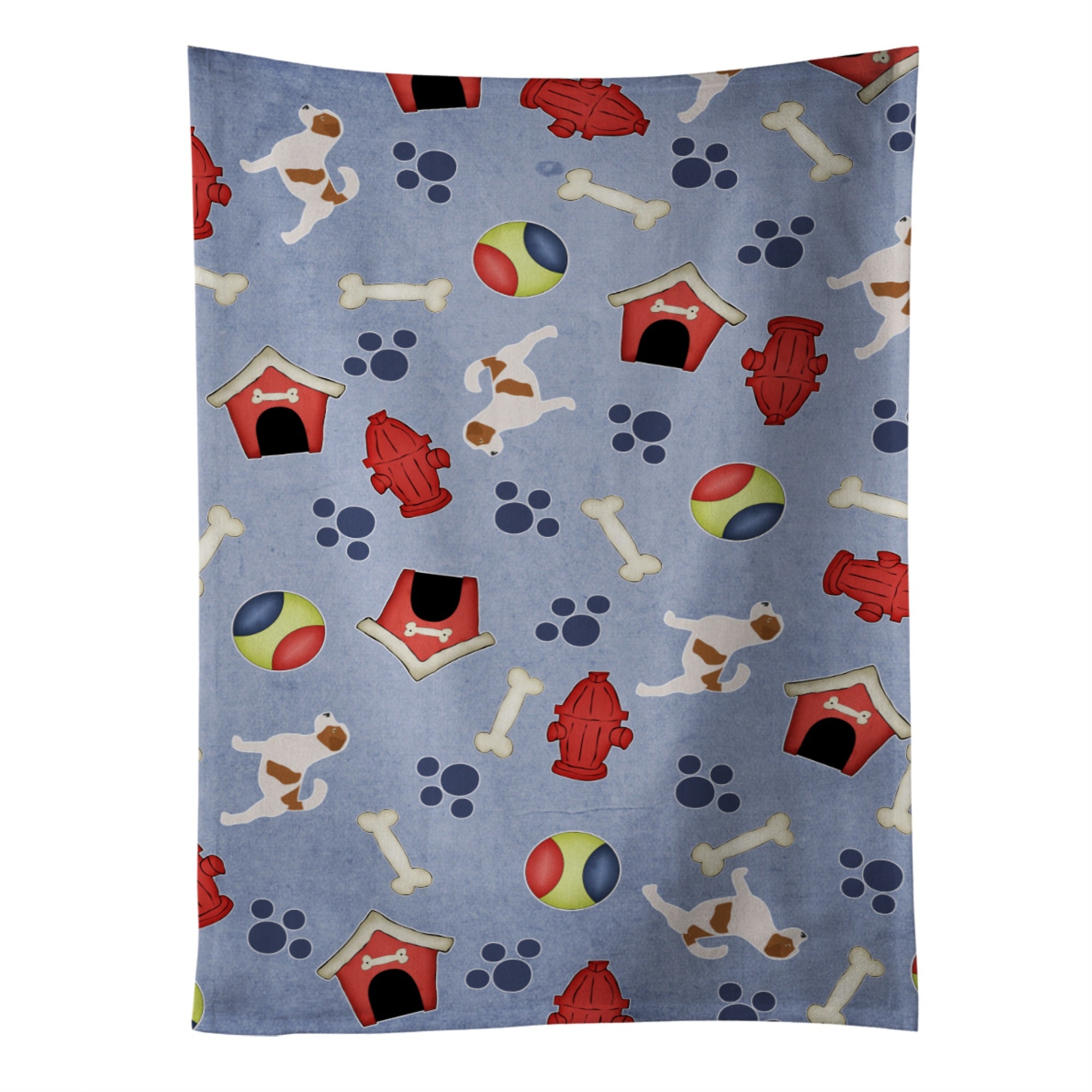 'Caroline'S Treasures Bb3907Ktwl Jack Russell Terrier Kitchen Towel, 25'''' X 15'''', Multicolor''