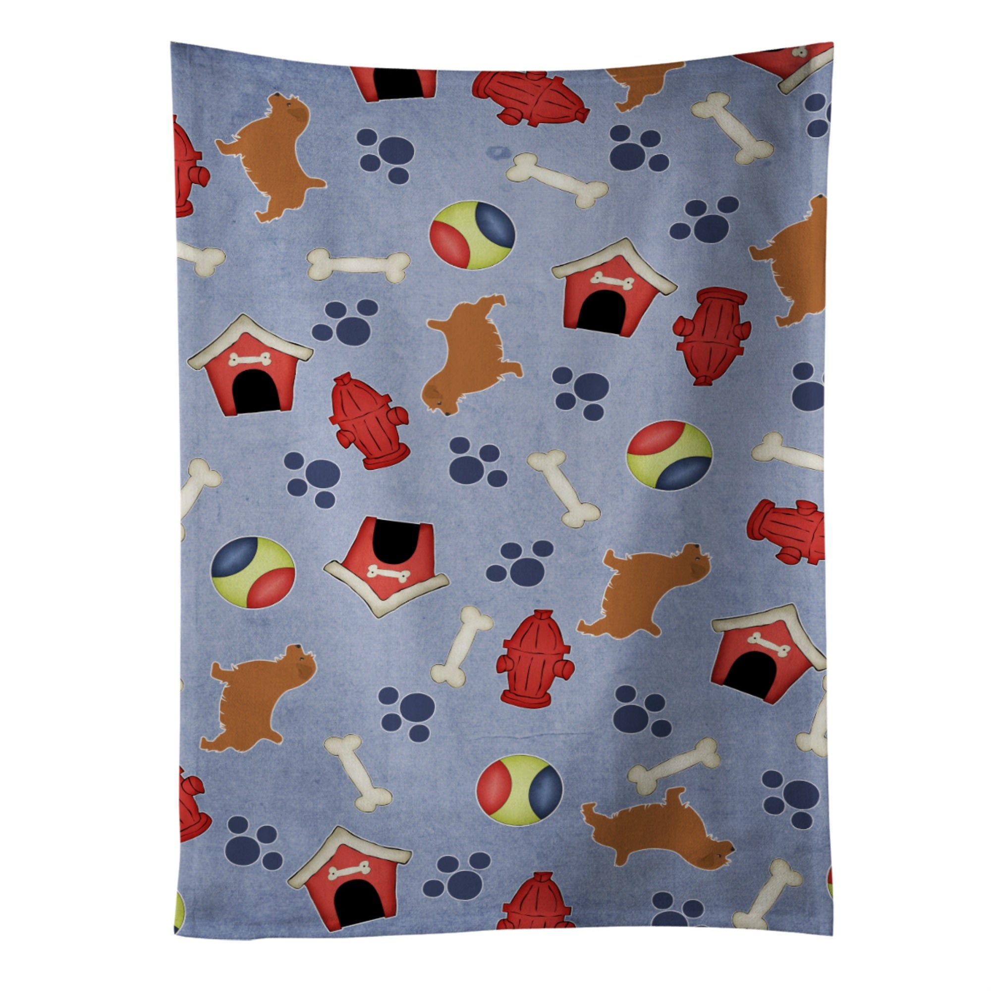 'Caroline'S Treasures Bb3909Ktwl Norfolk Terrier Dog House Collection Kitchen Towel, 25'''' X 15'''', Multicolor''