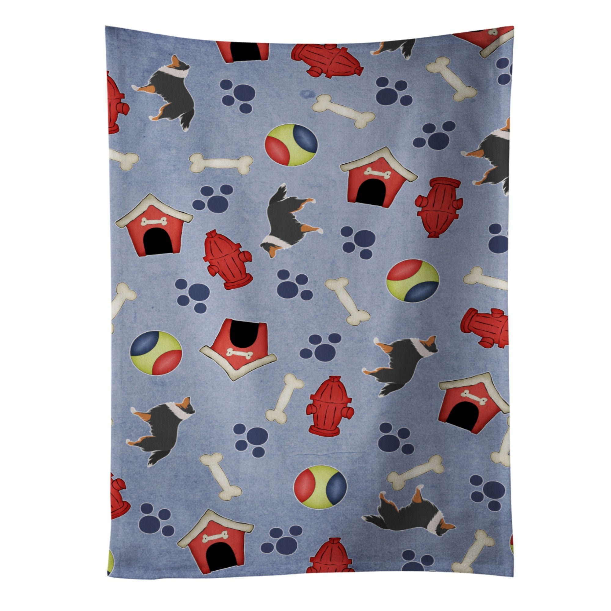 'Caroline'S Treasures Bb3930Ktwl Sheltie/Shetland Sheepdog Kitchen Towel, 25'''' X 15'''', Multicolor''