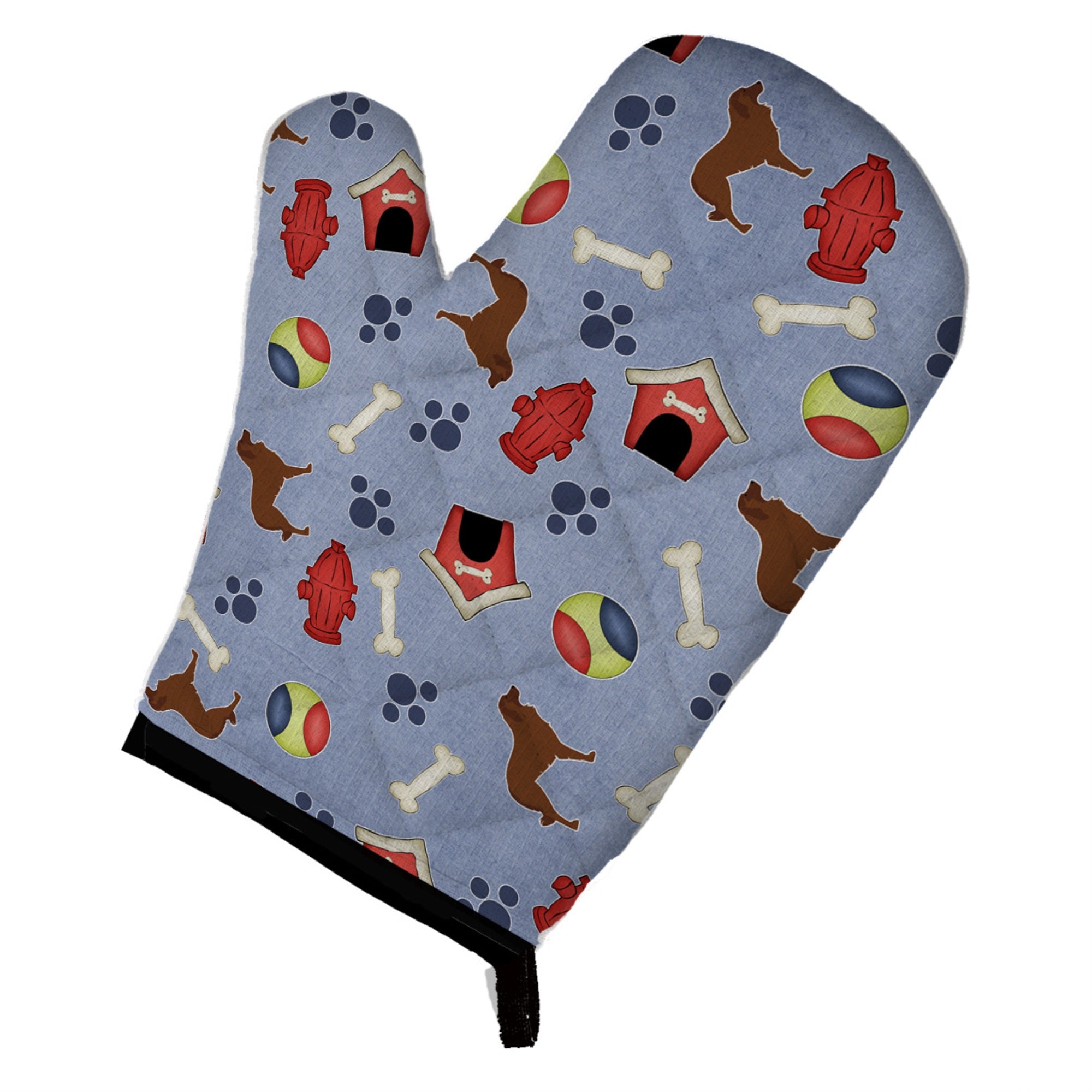 'Caroline'S Treasures Bb3931Ovmt Portuguese Sheepdog Dog House Collection Oven Mitt, 12'''' By 8.5'''', Multicolor''