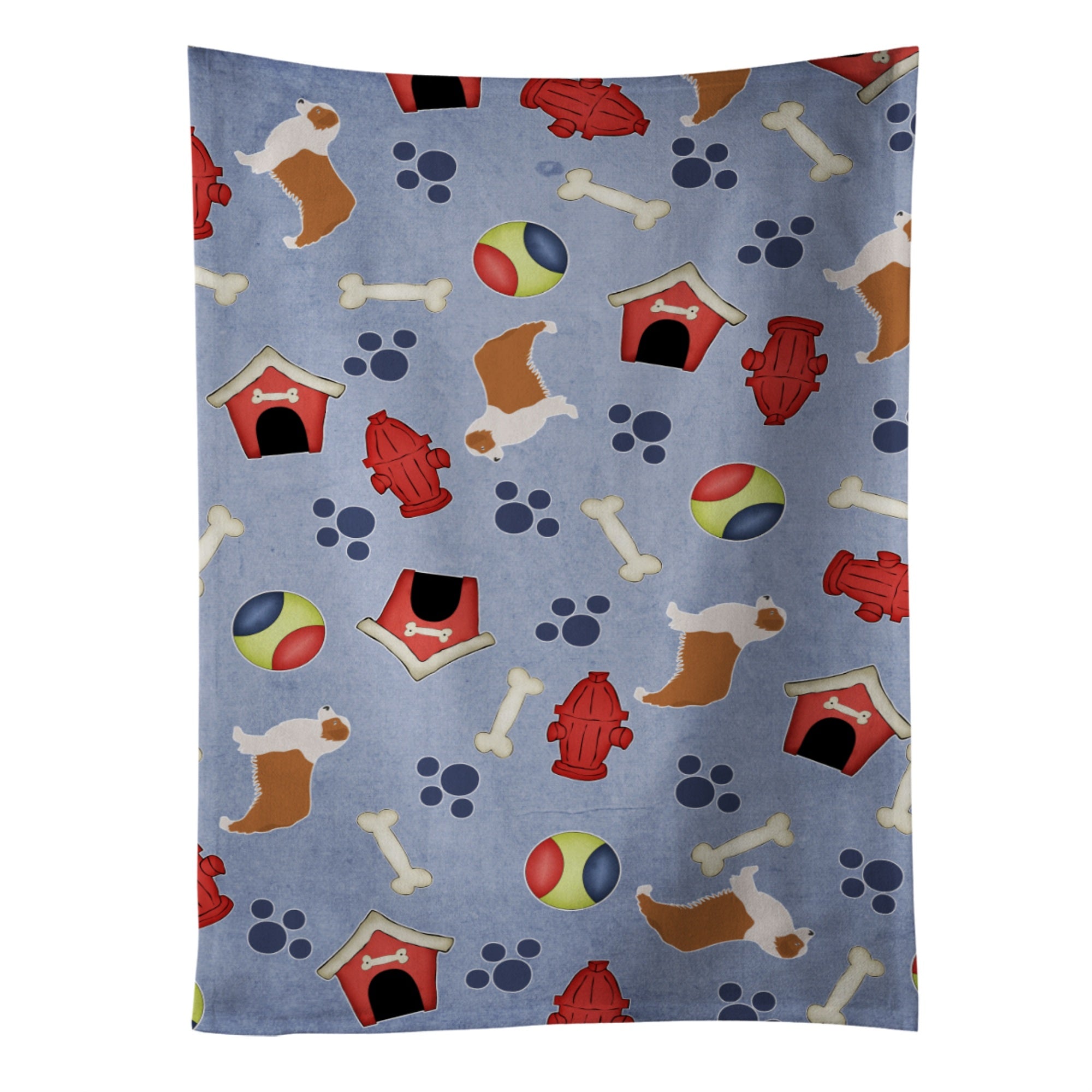 'Caroline'S Treasures Bb3933Ktwl Australian Shepherd Dog Kitchen Towel, 25'''' X 15'''', Multicolor''