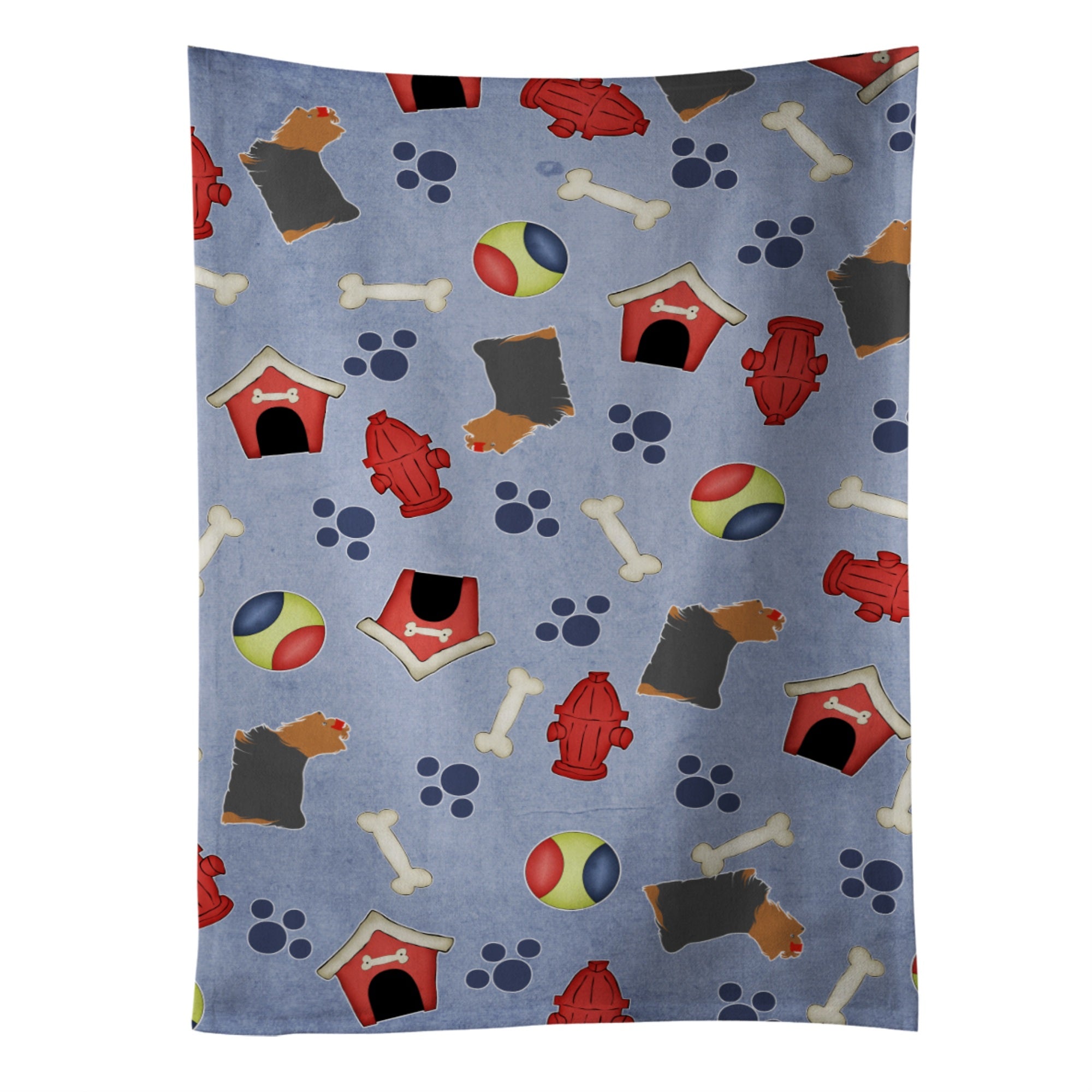 'Caroline'S Treasures Bb3934Ktwl Yorkshire Terrier Yorkie Kitchen Towel, 25'''' X 15'''', Multicolor''