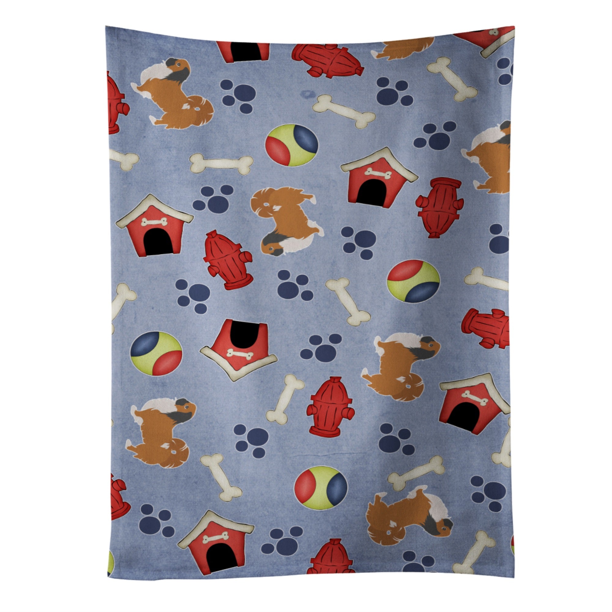 'Caroline'S Treasures Bb3938Ktwl Pekingese Dog House Collection Kitchen Towel, 25'''' X 15'''', Multicolor''