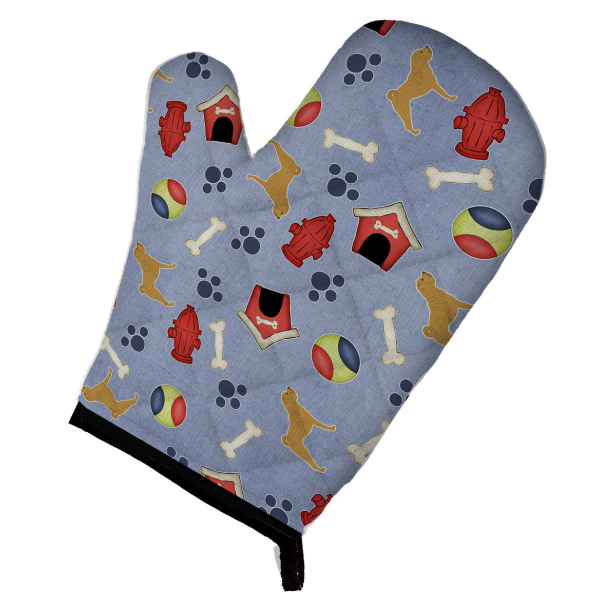 'Caroline'S Treasures Bb3952Ovmt Shar Pei Dog House Collection Oven Mitt, 12'''' By 8.5'''', Multicolor''