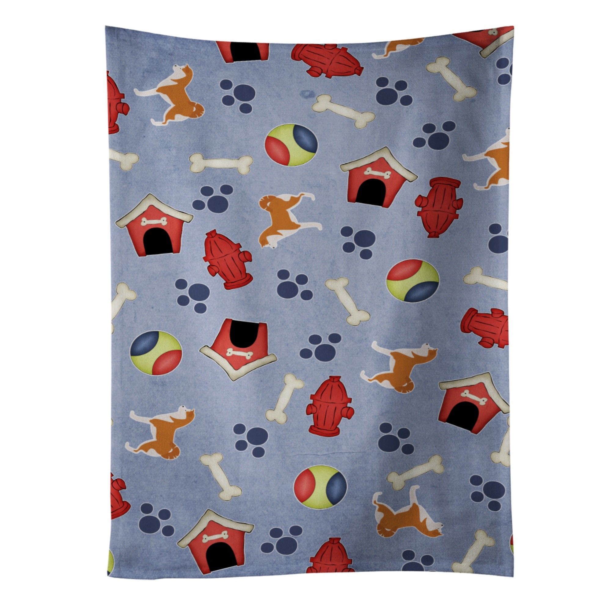 'Caroline'S Treasures Bb3972Ktwl Akita Dog House Collection Kitchen Towel, 25'''' X 15'''', Multicolor''