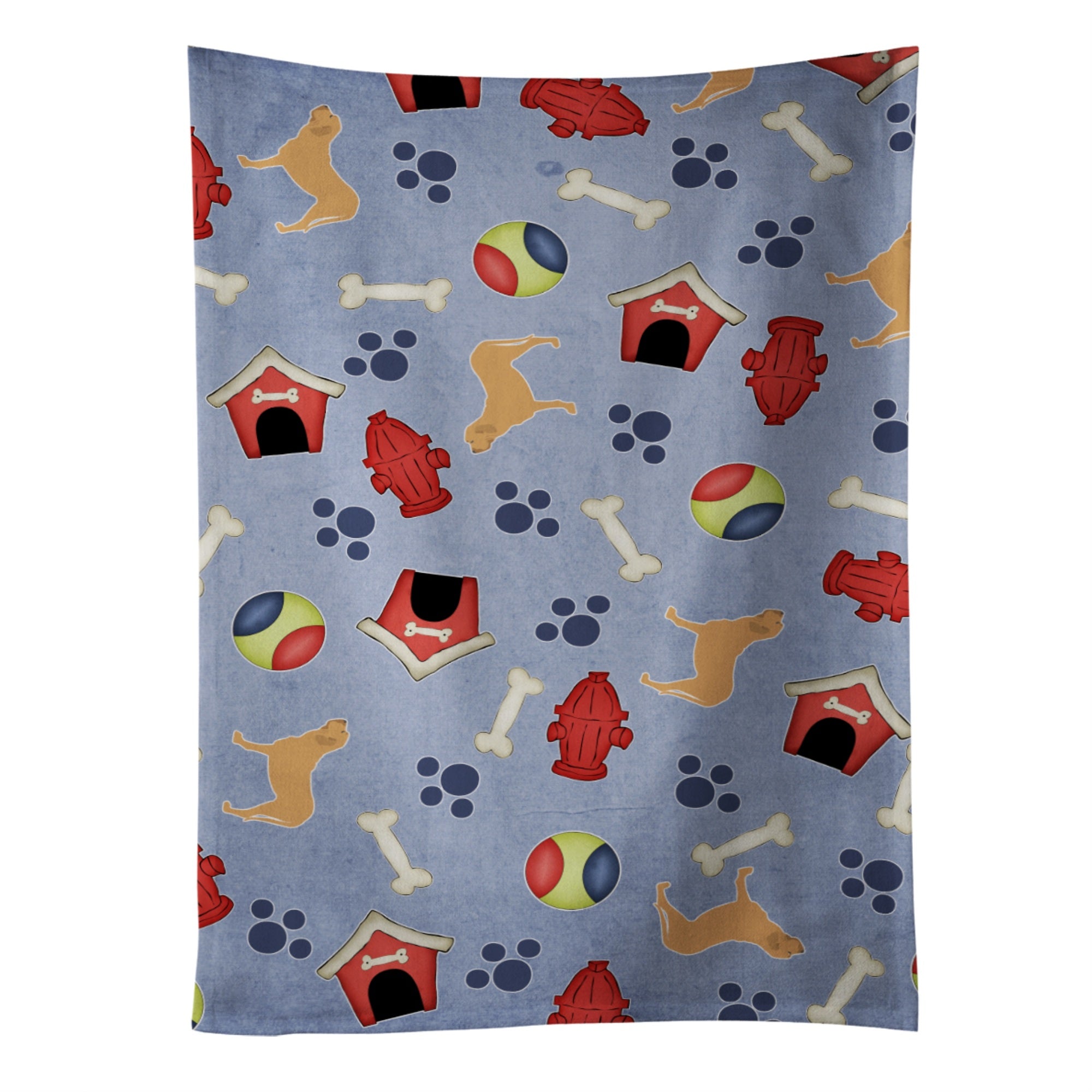 'Caroline'S Treasures Bb3979Ktwl Fila Brasileiro Dog House Collection Kitchen Towel, 25'''' X 15'''', Multicolor''