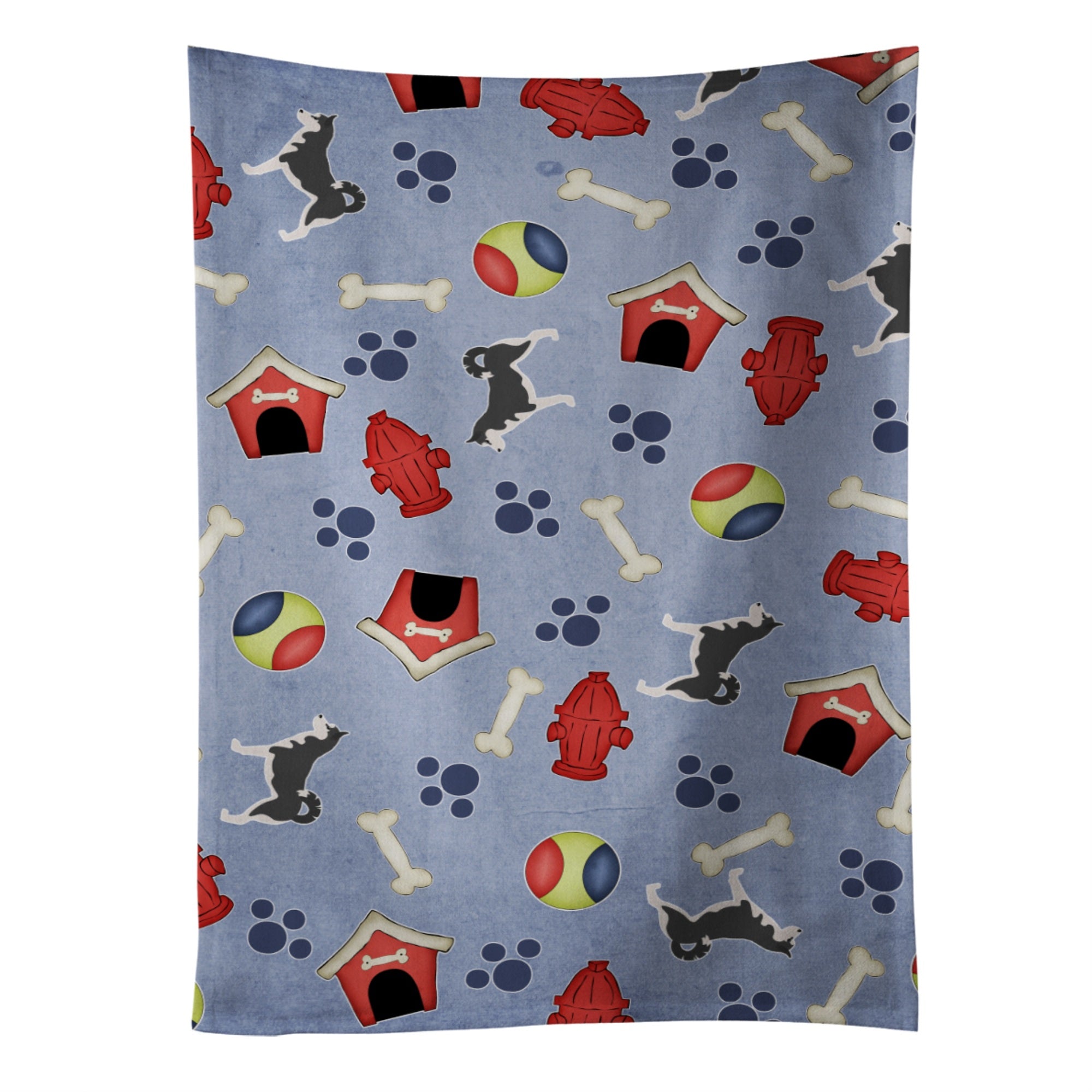 'Caroline'S Treasures Bb3980Ktwl Siberian Husky Dog House Collection Kitchen Towel, 25'''' X 15'''', Multicolor''