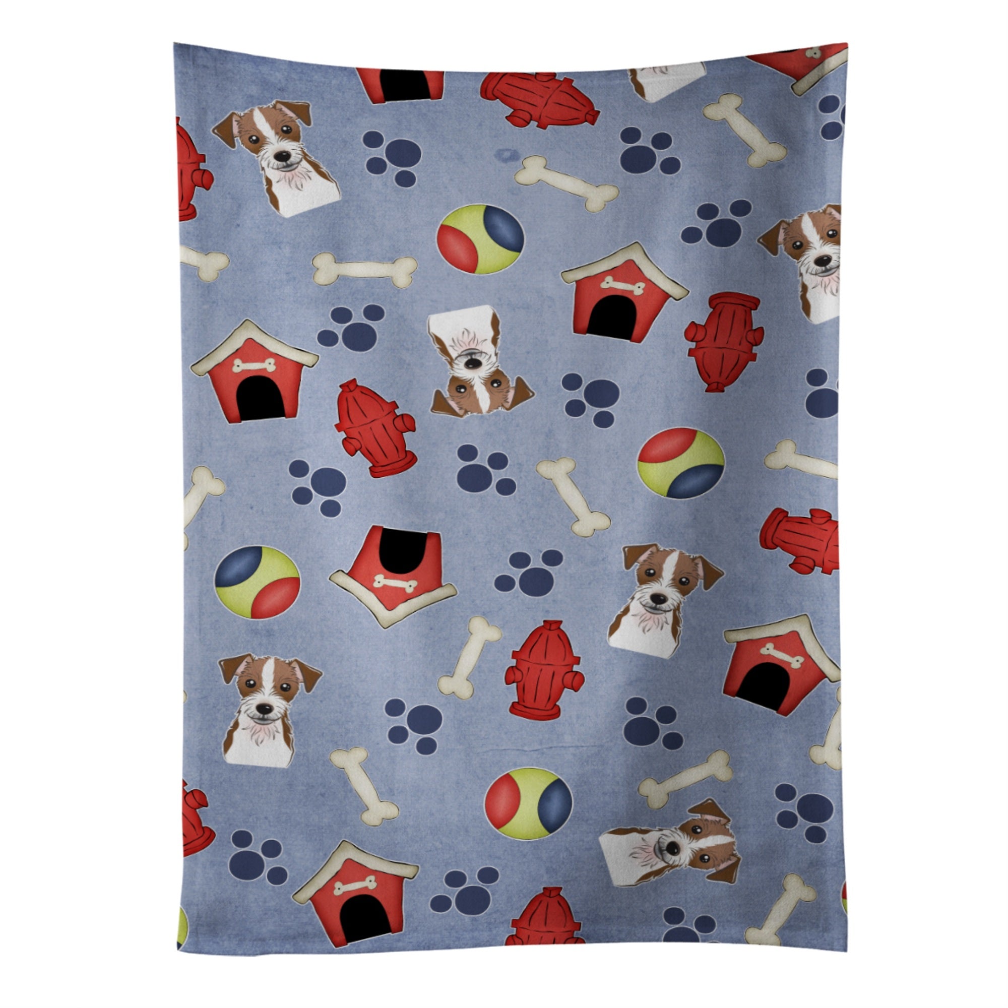 'Caroline'S Treasures Bb3981Ktwl Jack Russell Terrier Kitchen Towel, 25'''' X 15'''', Multicolor''