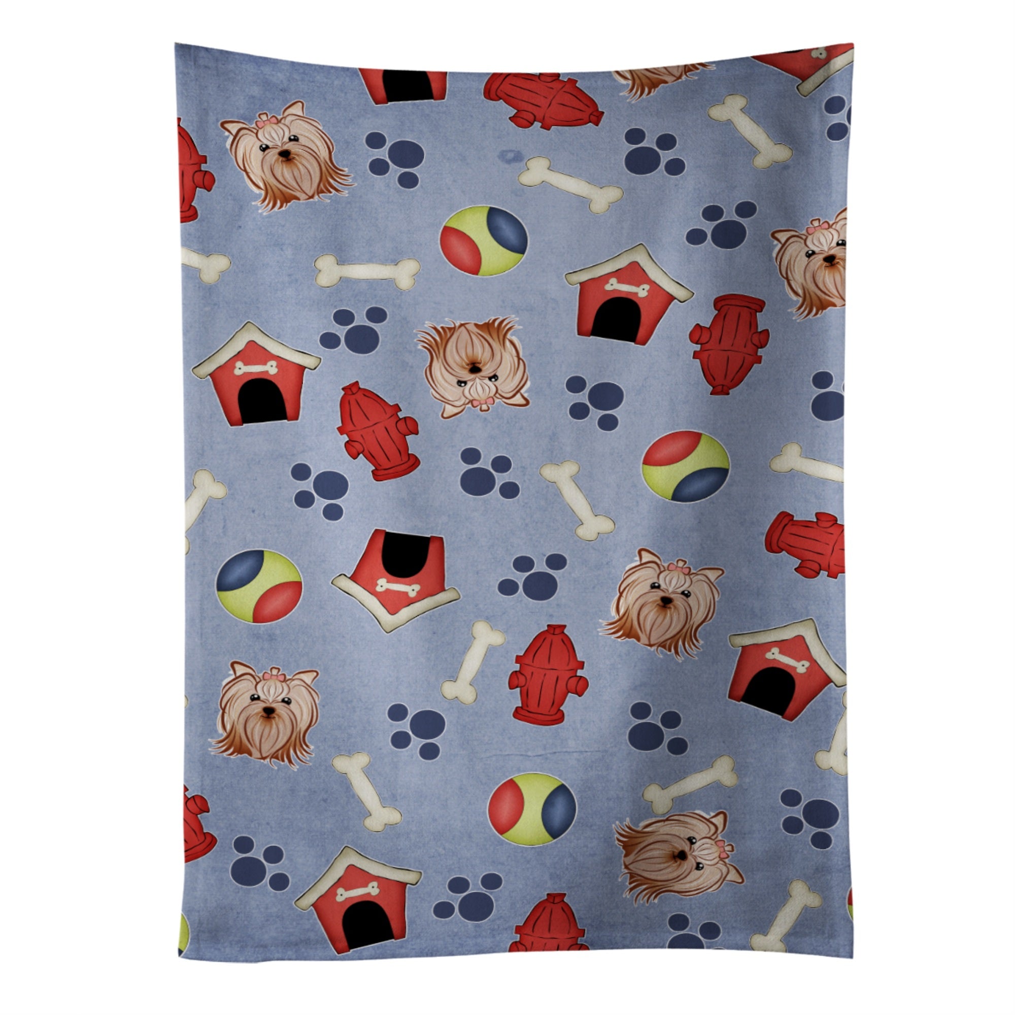 'Caroline'S Treasures Bb3983Ktwl Yorkie Yorkishire Terrier Kitchen Towel, 25'''' X 15'''', Multicolor''