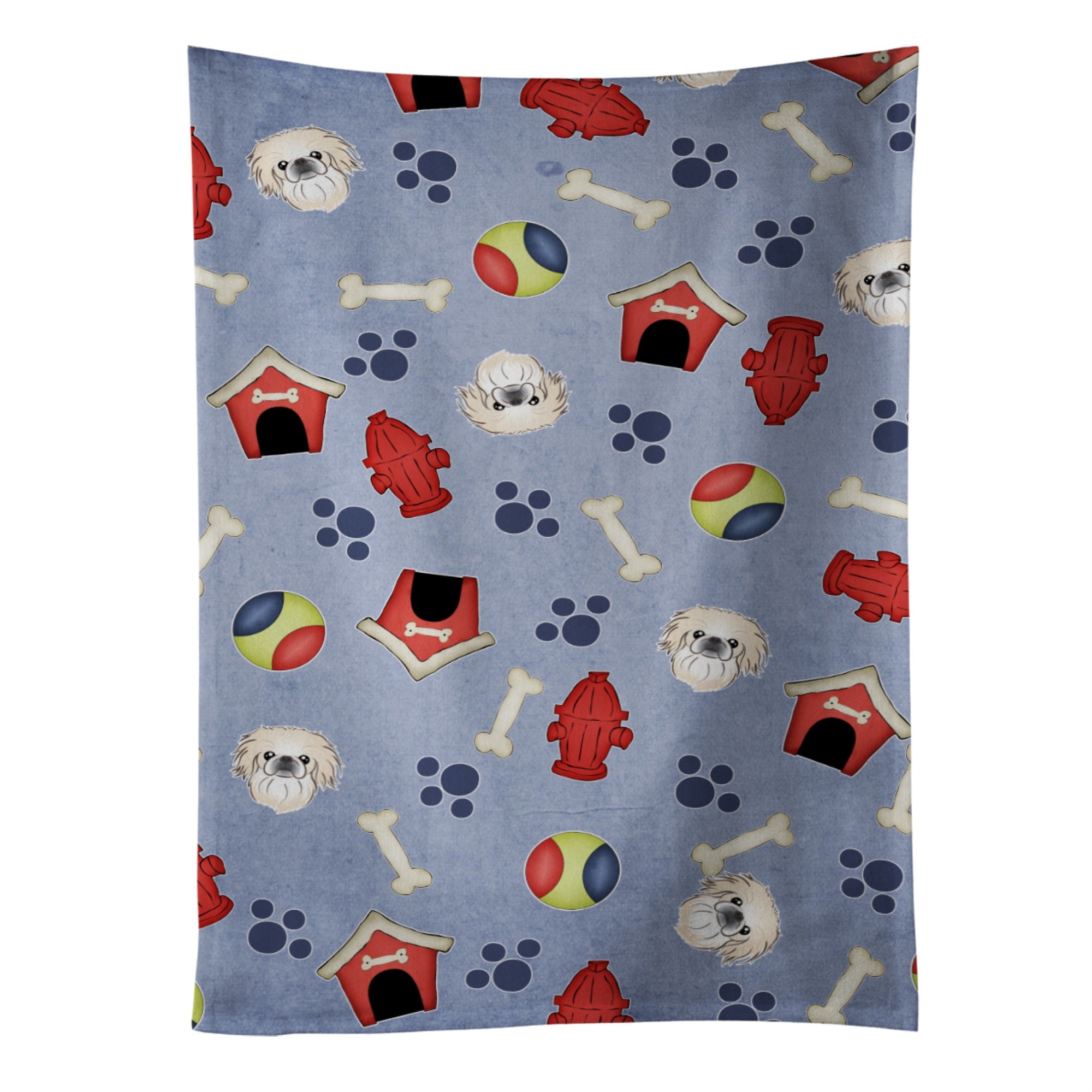 'Caroline'S Treasures Bb4000Ktwl Dog House Collection Pekingese Kitchen Towel, 25'''' X 15'''', Multicolor''