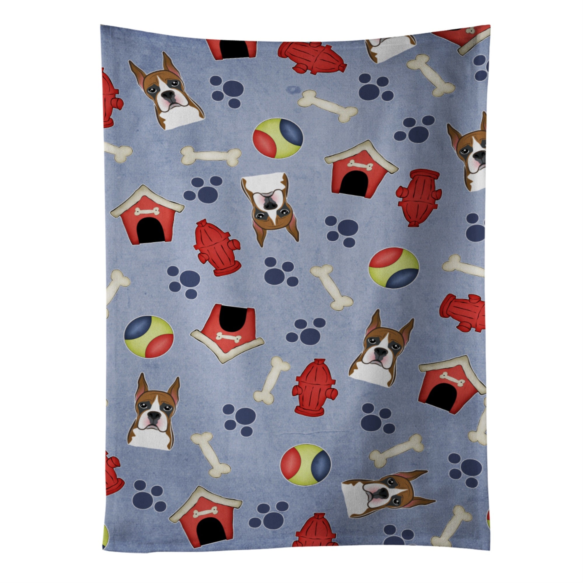 'Caroline'S Treasures Bb4002Ktwl Dog House Collection Boxer Kitchen Towel, 25'''' X 15'''', Multicolor''