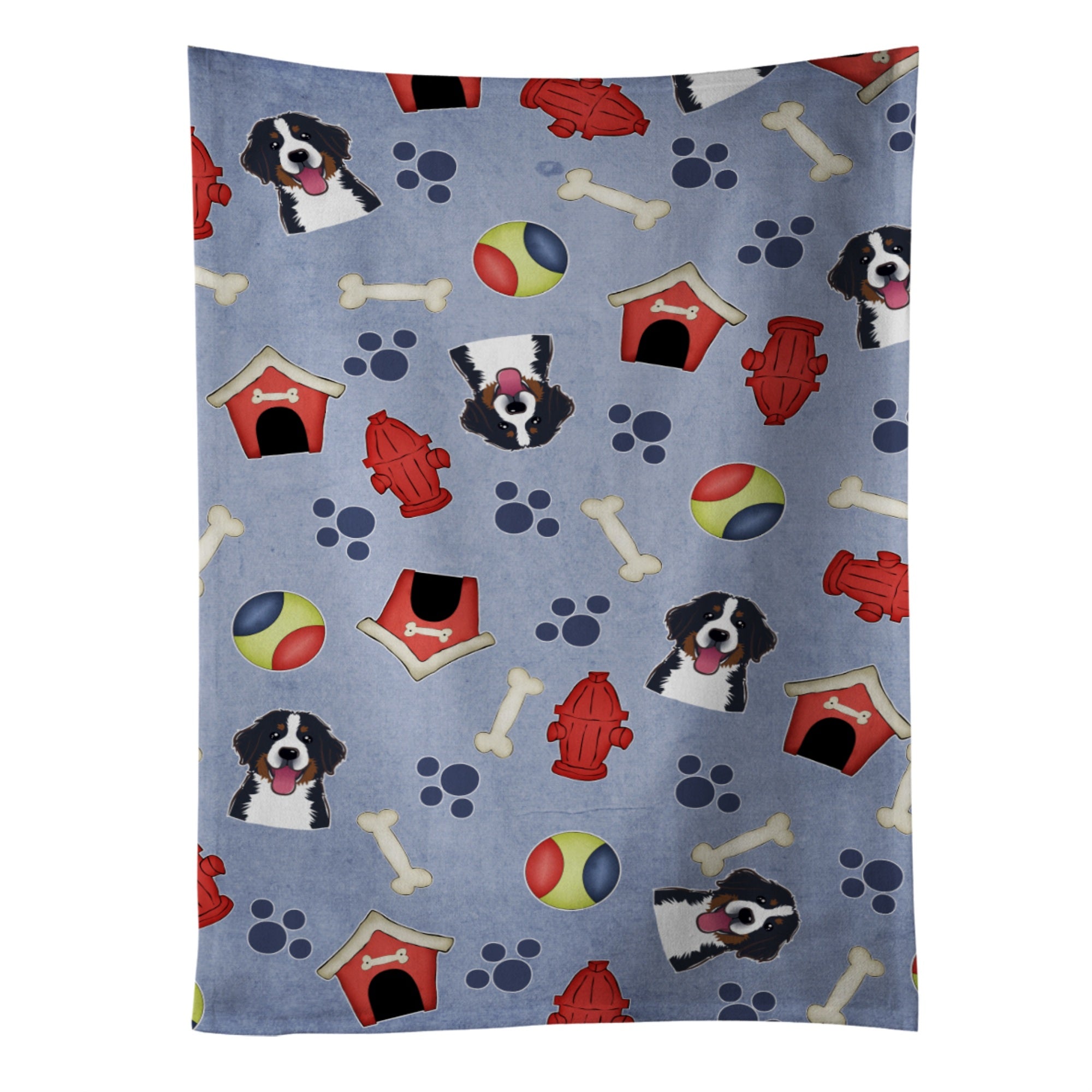 'Caroline'S Treasures Bb4016Ktwl Bernese Mountain Dog Kitchen Towel, 25'''' X 15'''', Multicolor''