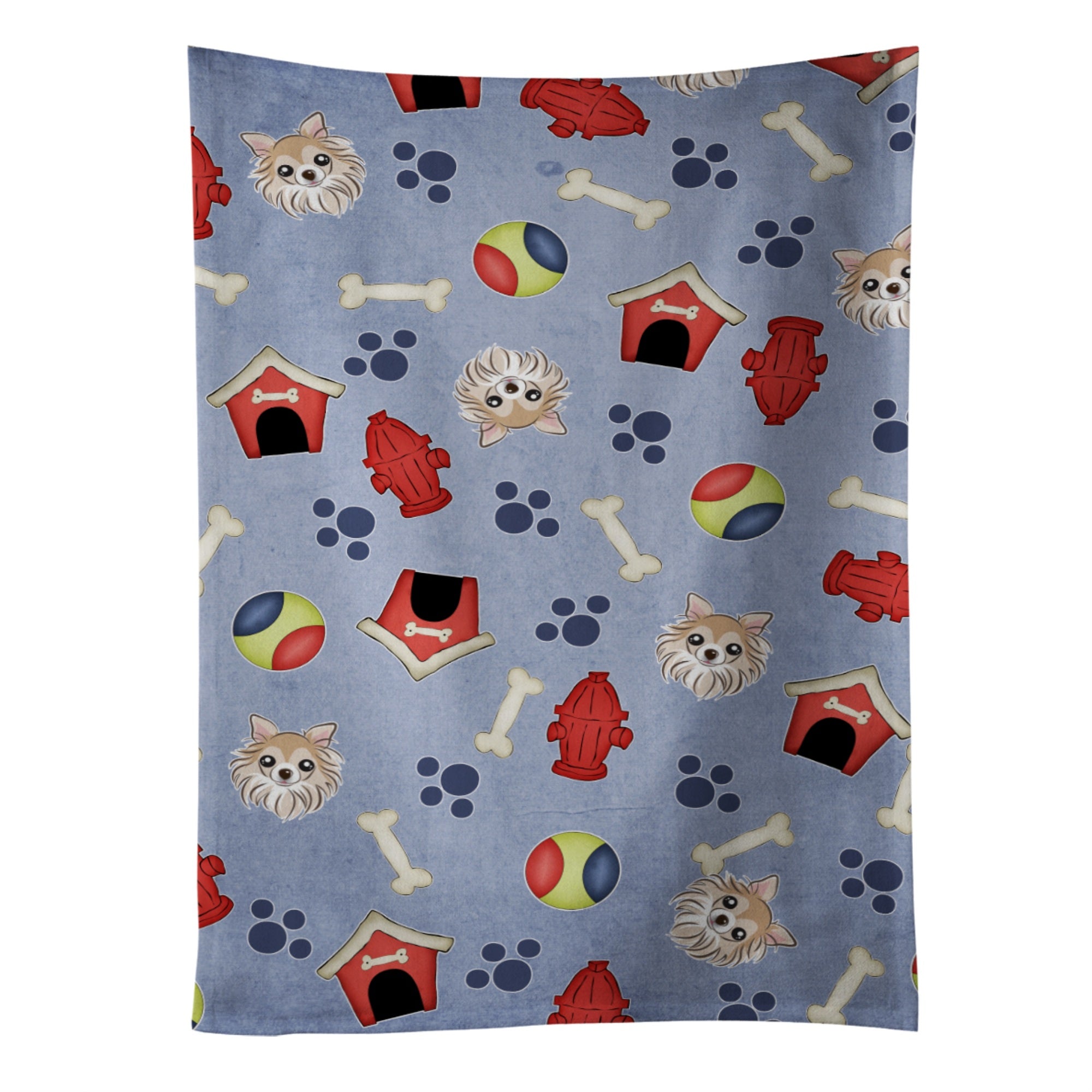 'Caroline'S Treasures Bb4030Ktwl Dog House Collection Chihuahua Kitchen Towel, 25'''' X 15'''', Multicolor''