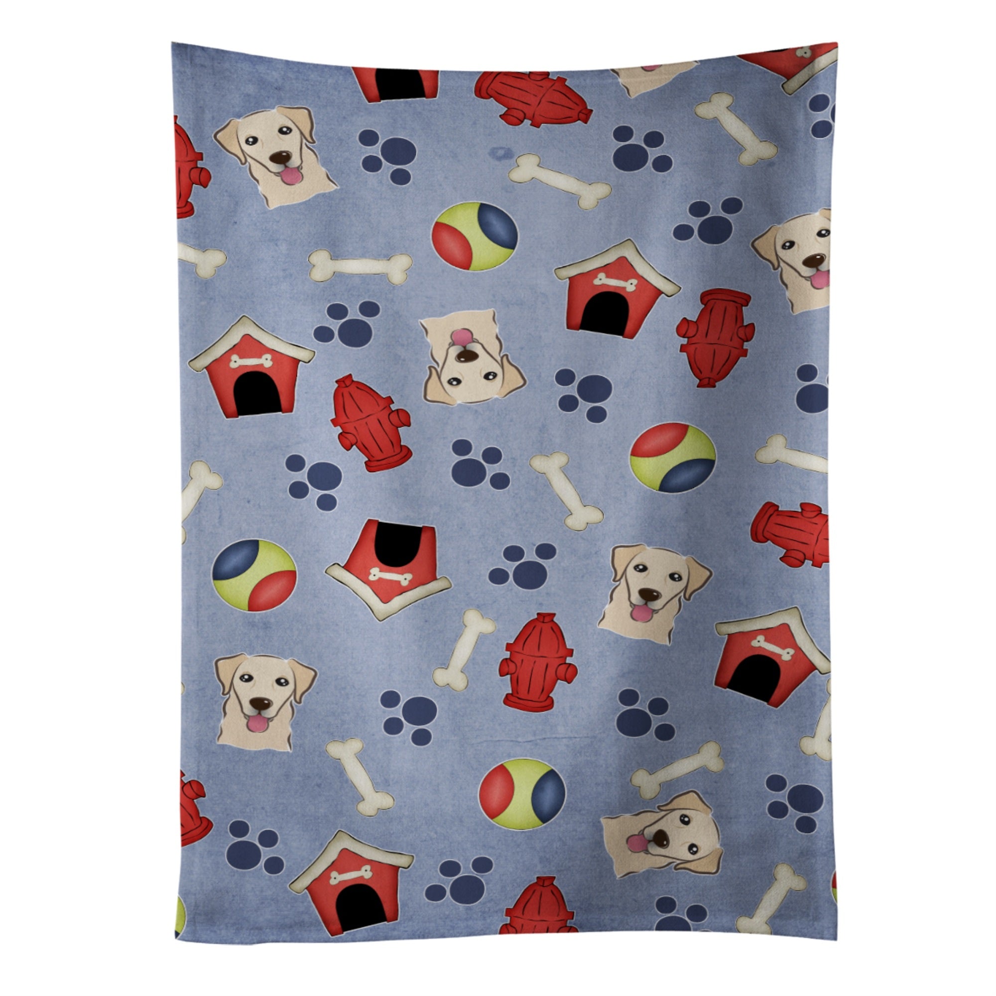 'Caroline'S Treasures Bb4031Ktwl Dog House Golden Retriever Kitchen Towel, 25'''' X 15'''', Multicolor''