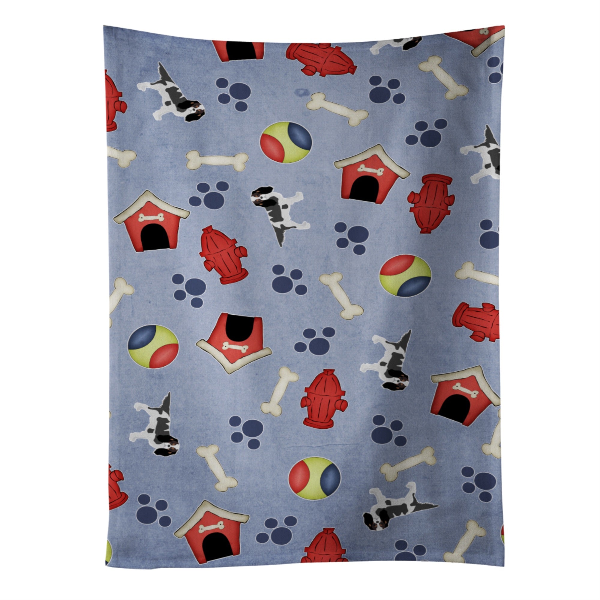 'Caroline'S Treasures Bb4058Ktwl Cavalier King Charles Spaniel Tri Kitchen Towel, 25'''' X 15'''', Multicolor''