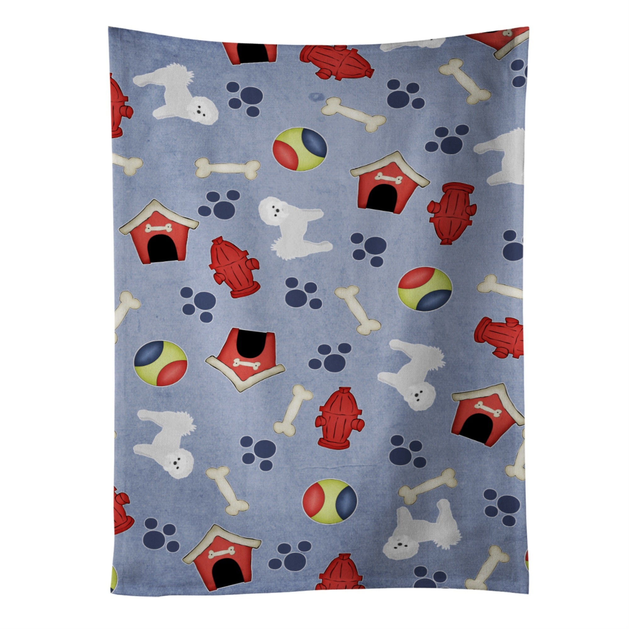 'Caroline'S Treasures Bb4104Ktwl Dog House Collection Maltese Kitchen Towel, 25'''' X 15'''', Multicolor''