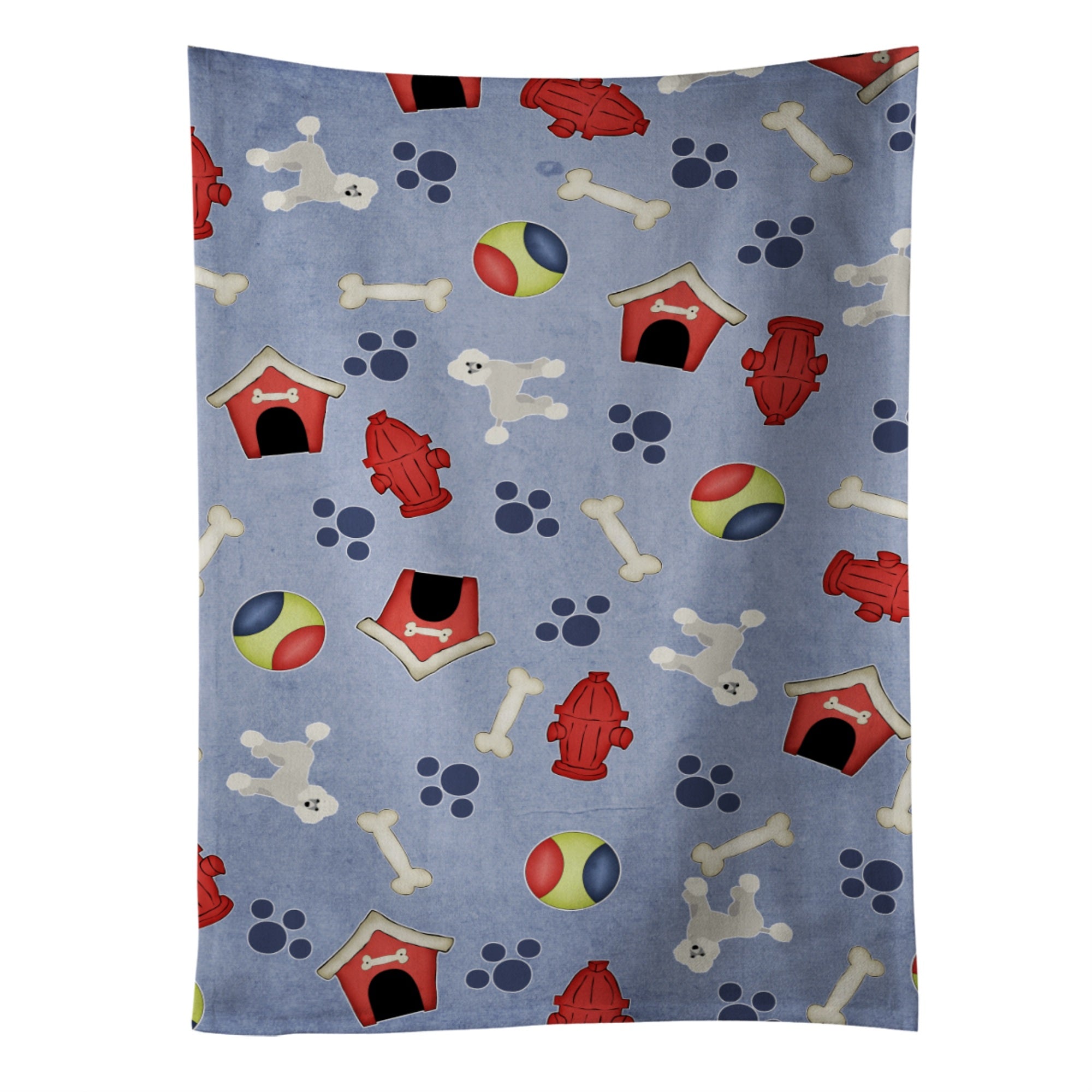 'Caroline'S Treasures Bb4112Ktwl Dog House Collection Poodle Kitchen Towel, 25'''' X 15'''', Multicolor''