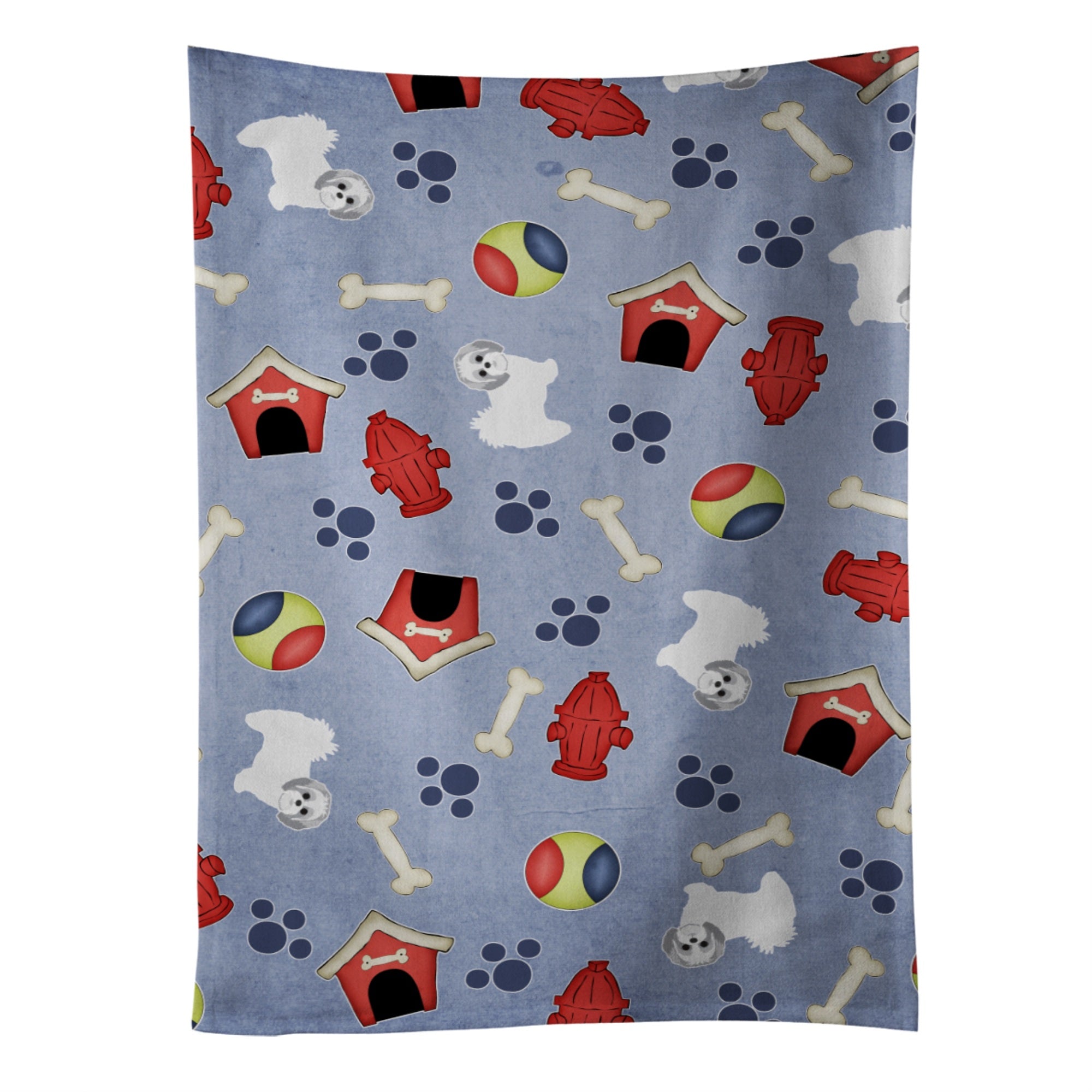 'Caroline'S Treasures Bb4119Ktwl Dog House Collection Shih Tzu Kitchen Towel, 25'''' X 15'''', Multicolor''