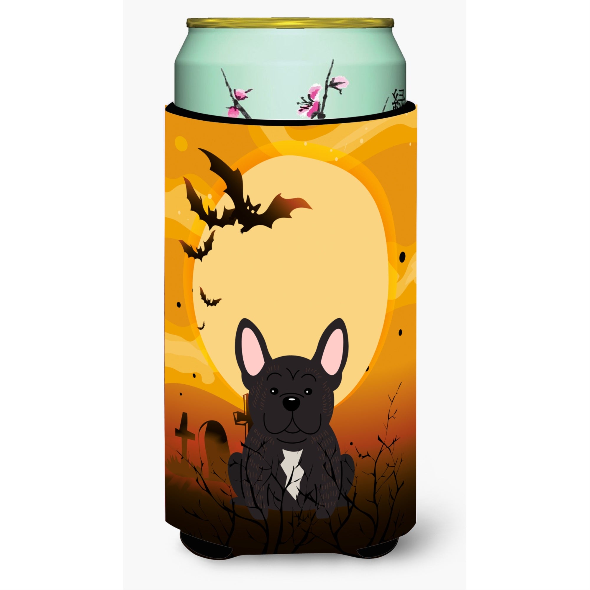 'Caroline'S Treasures Halloween French Bulldog Brindle Tall Boy Beverage Insulator Hugger Bb4275Tbc, Multicolor''