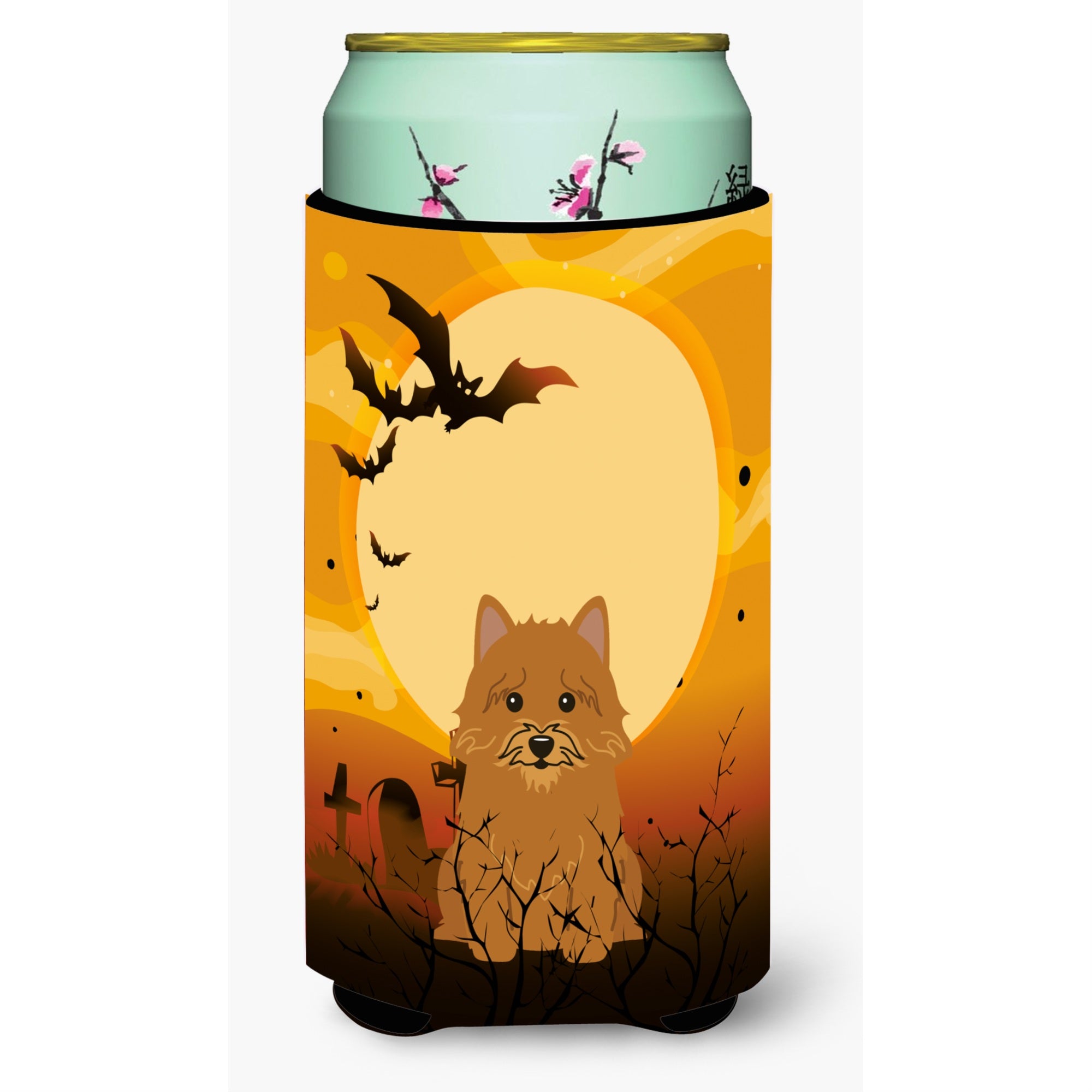 'Caroline'S Treasures Halloween Norwich Terrier Tall Boy Beverage Insulator Hugger Bb4286Tbc, Multicolor''