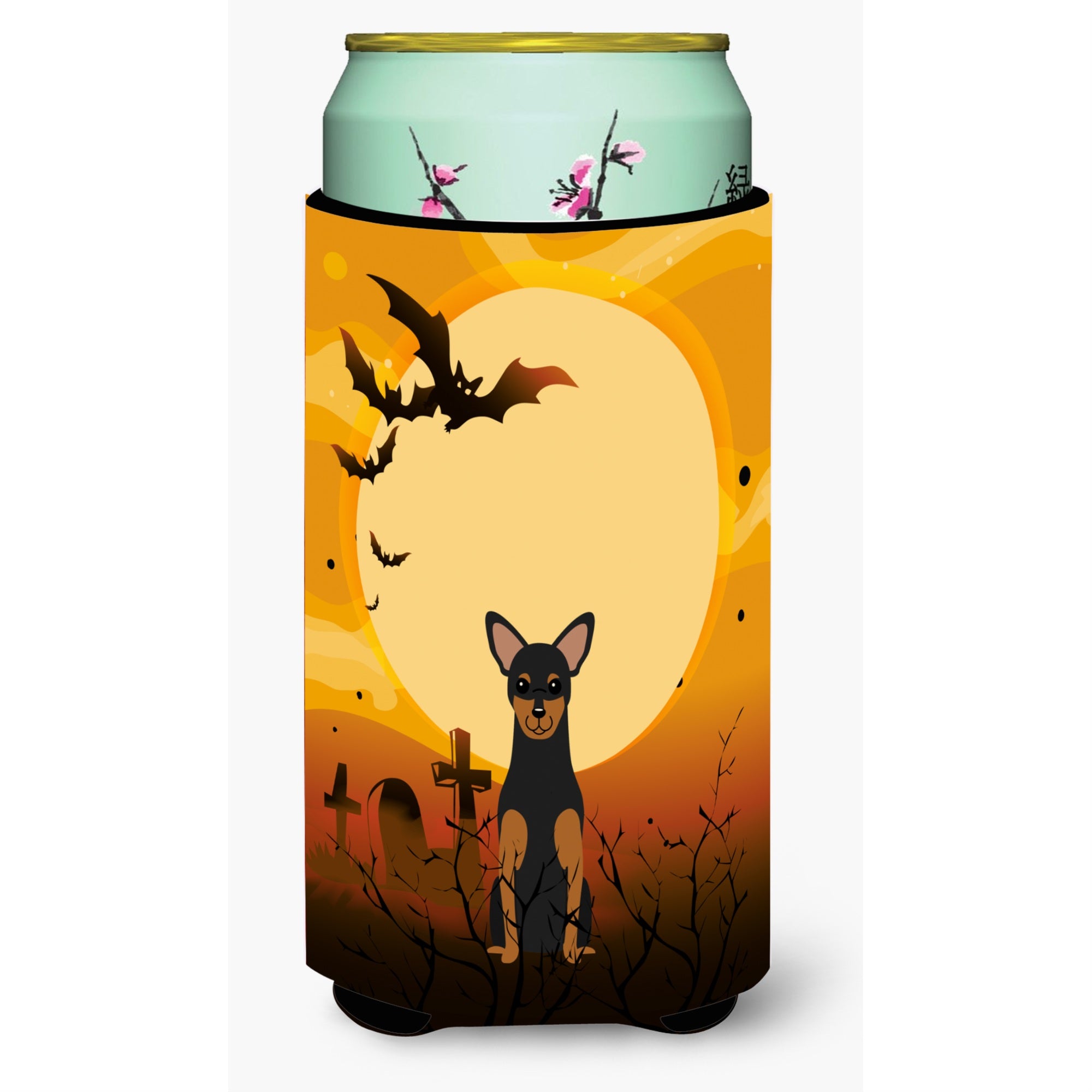 'Caroline'S Treasures Halloween Manchester Terrier Tall Boy Beverage Insulator Hugger Bb4294Tbc, Multicolor''