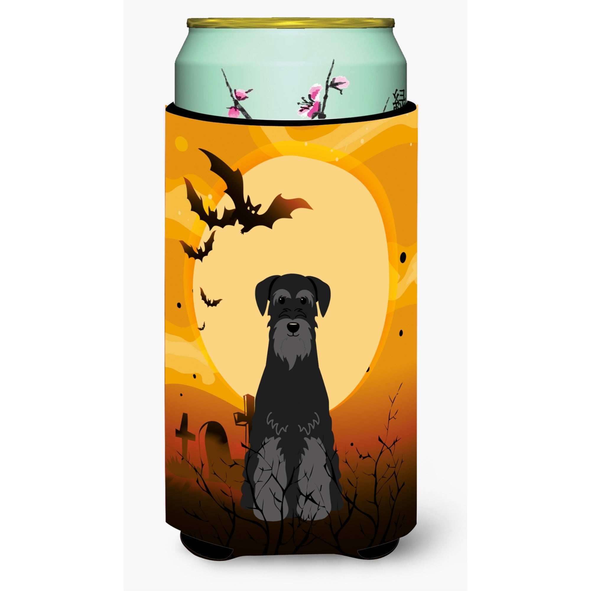 'Caroline'S Treasures Halloween Standard Schnauzer Black Tall Boy Beverage Insulator Hugger Bb4298Tbc, Multicolor''