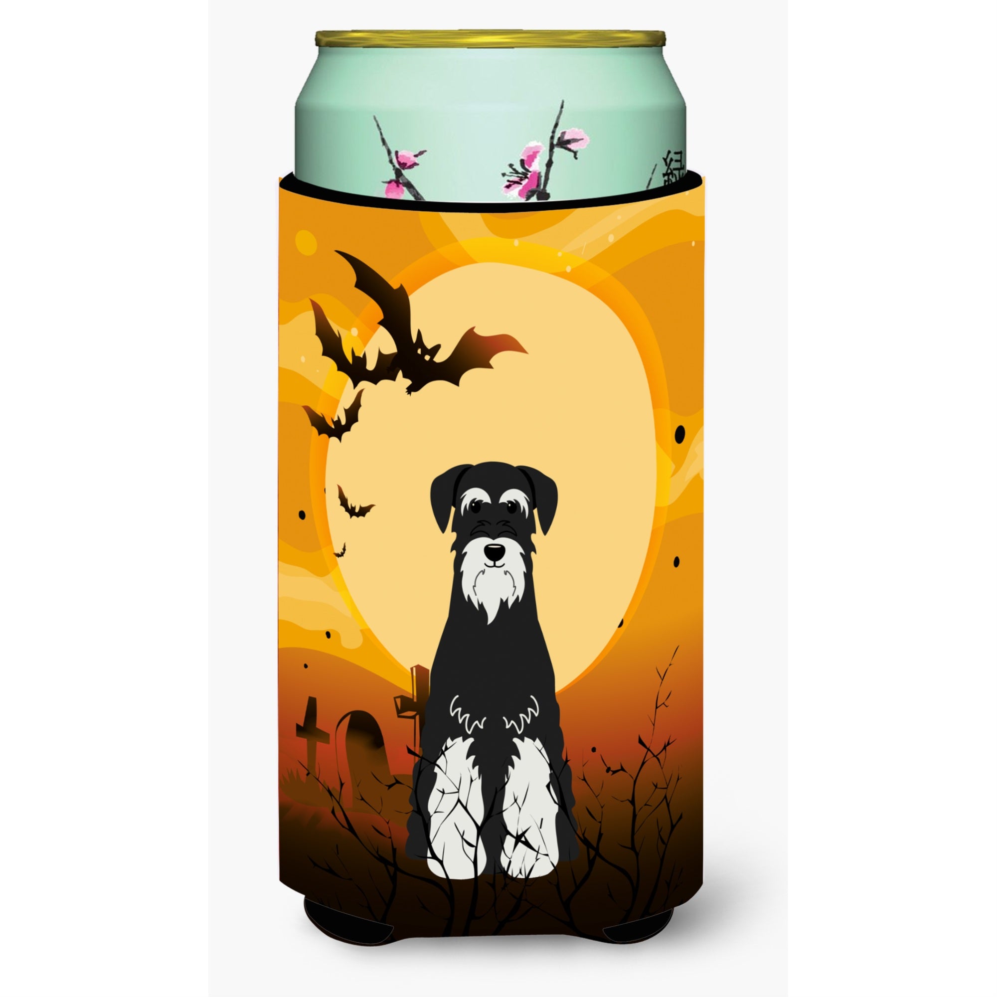 'Caroline'S Treasures Halloween Standard Schnauzer Salt & Pepper Tall Boy Beverage Insulator Hugger Bb4299Tbc, Multicolor''
