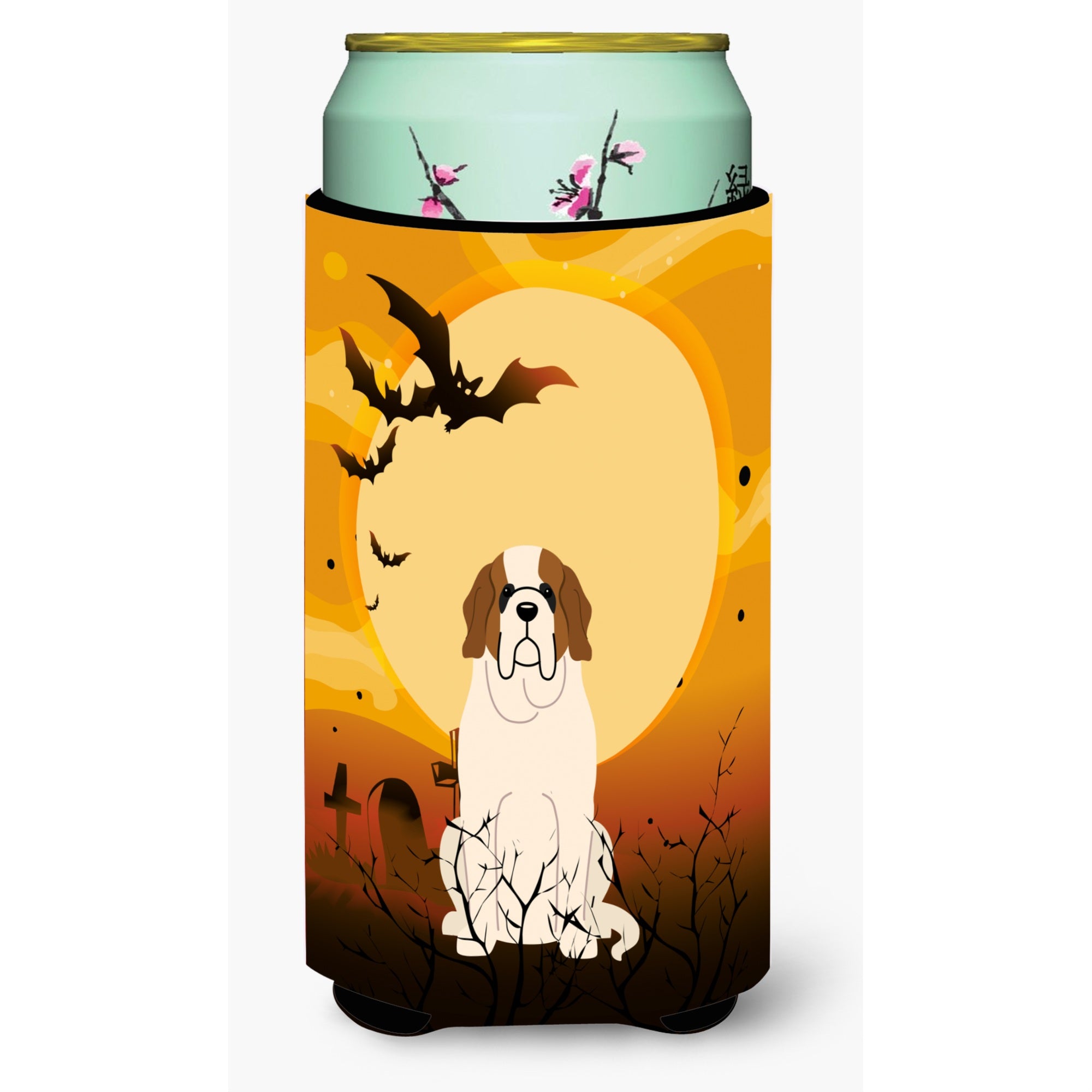 'Caroline'S Treasures Halloween Saint Bernard Tall Boy Beverage Insulator Hugger Bb4301Tbc, Multicolor''