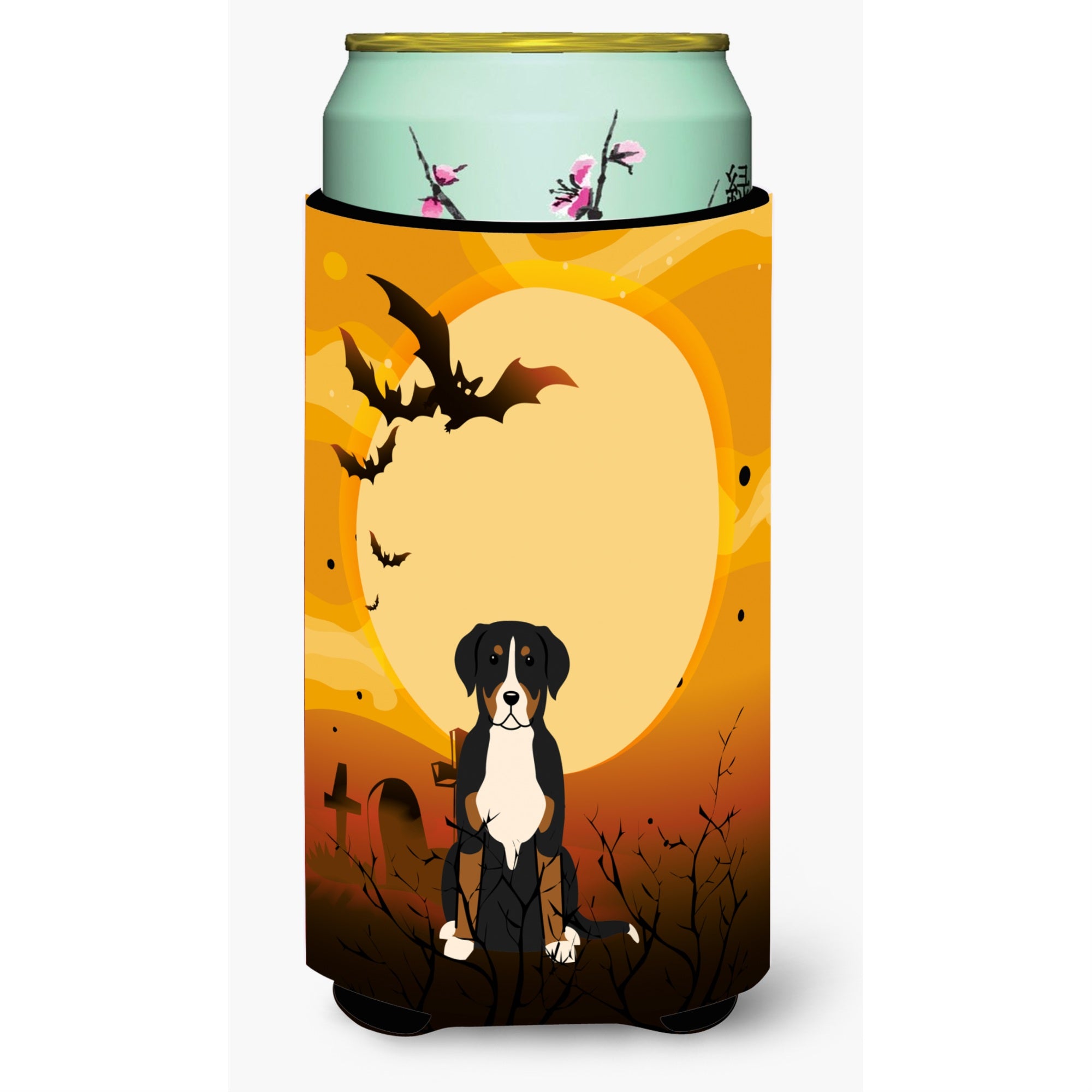 'Caroline'S Treasures Halloween Greater Swiss Mountain Dog Tall Boy Beverage Insulator Hugger Bb4303Tbc, Multicolor''