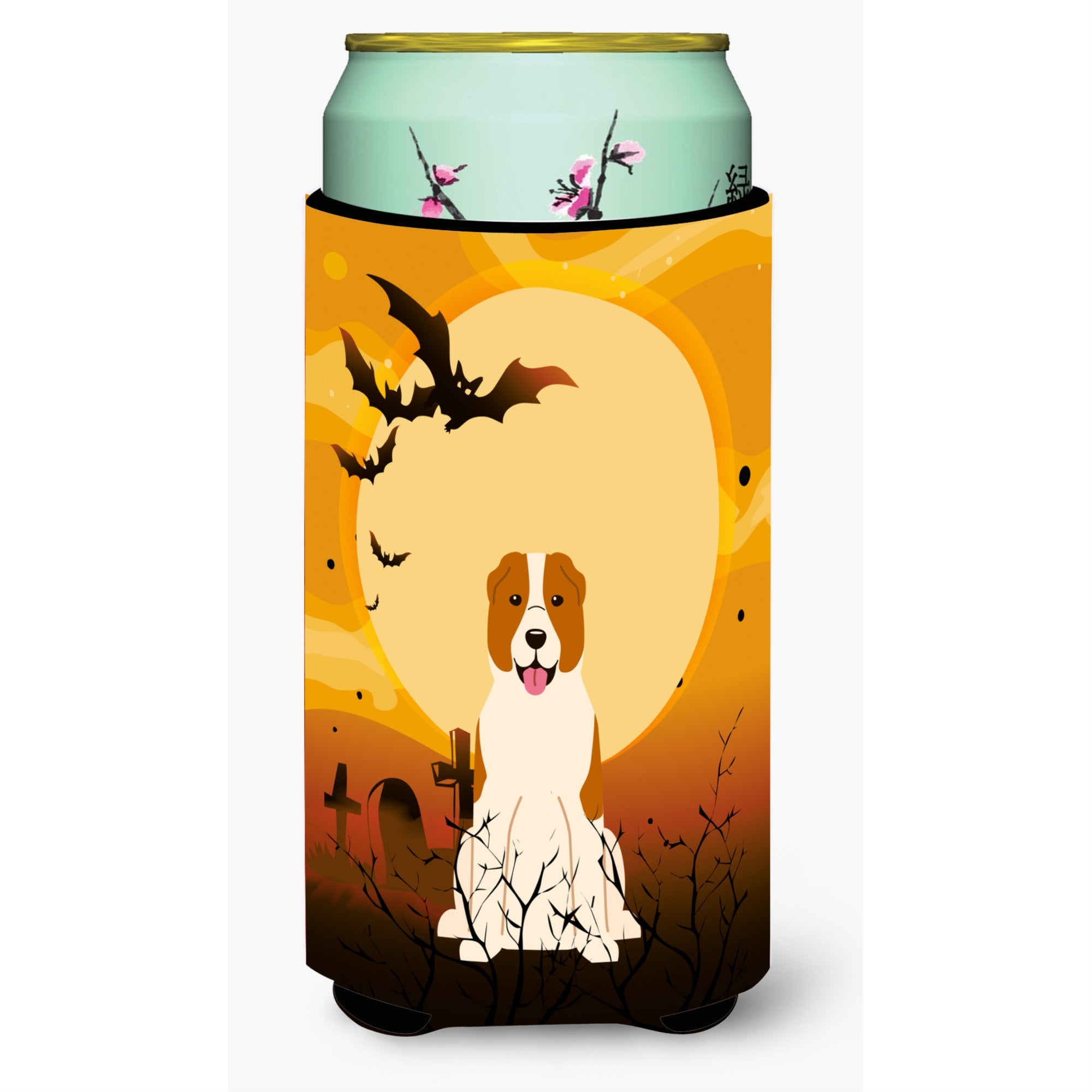 'Caroline'S Treasures Halloween Central Asian Shepherd Dog Tall Boy Beverage Insulator Hugger Bb4315Tbc, Multicolor''