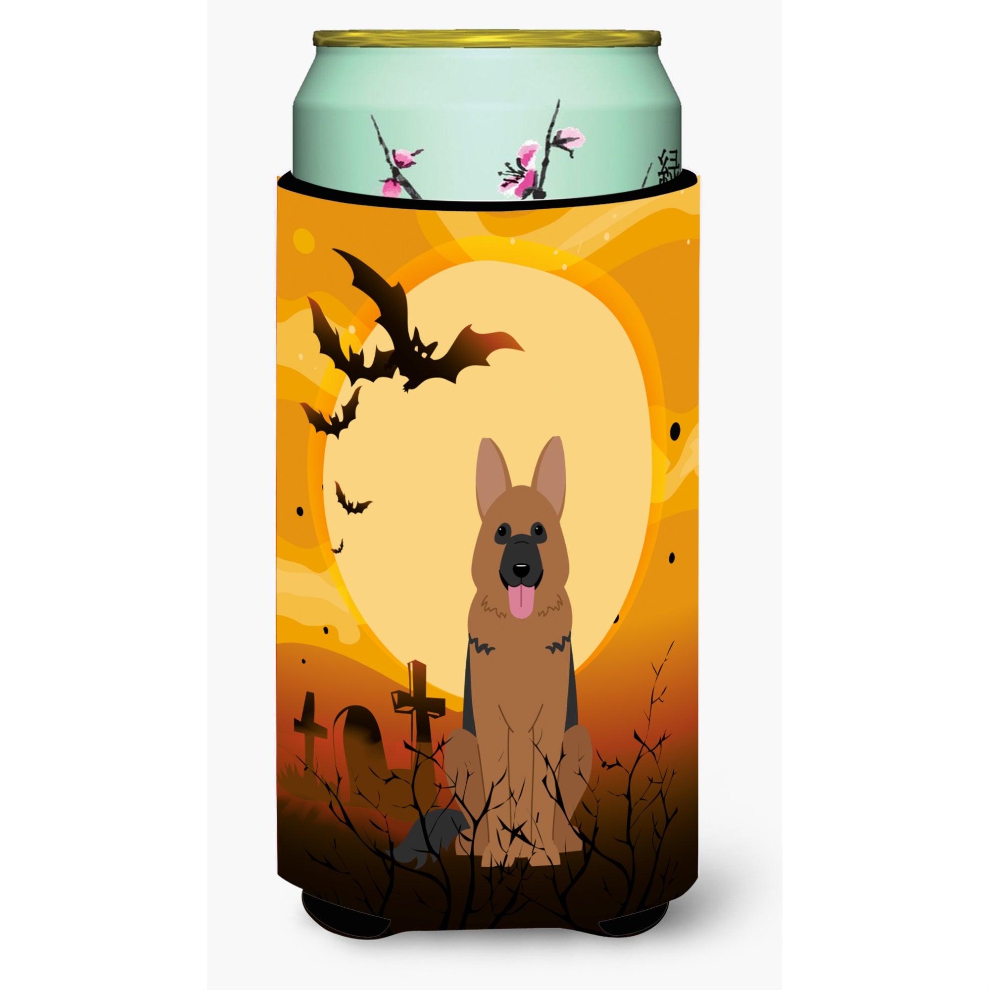'Caroline'S Treasures Halloween German Shepherd Tall Boy Beverage Insulator Hugger Bb4333Tbc, Multicolor''