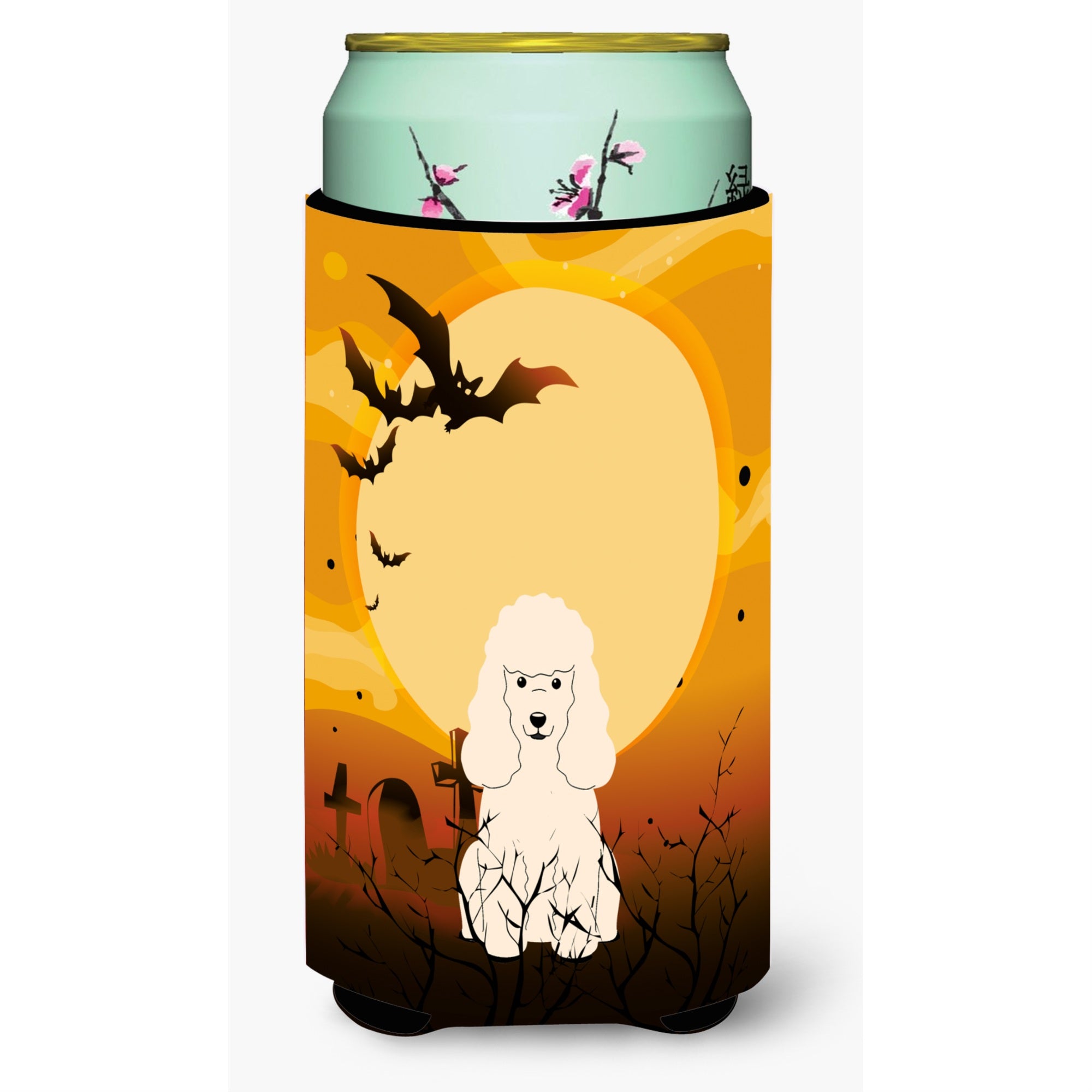 'Caroline'S Treasures Halloween Poodle White Tall Boy Beverage Insulator Hugger Bb4336Tbc, Multicolor''