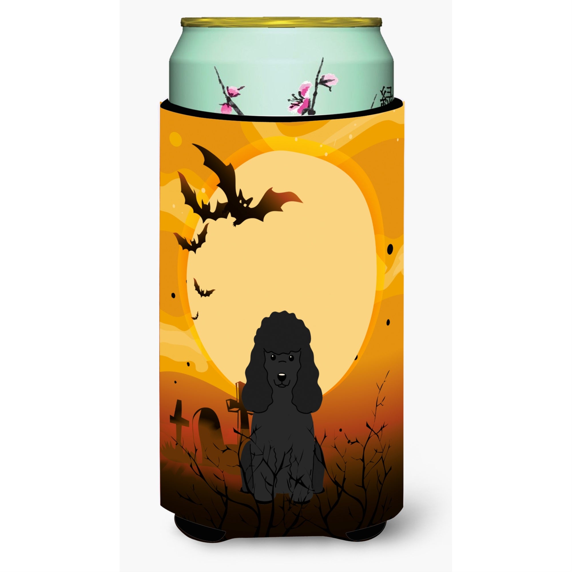 'Caroline'S Treasures Halloween Poodle Black Tall Boy Beverage Insulator Hugger Bb4337Tbc, Multicolor''