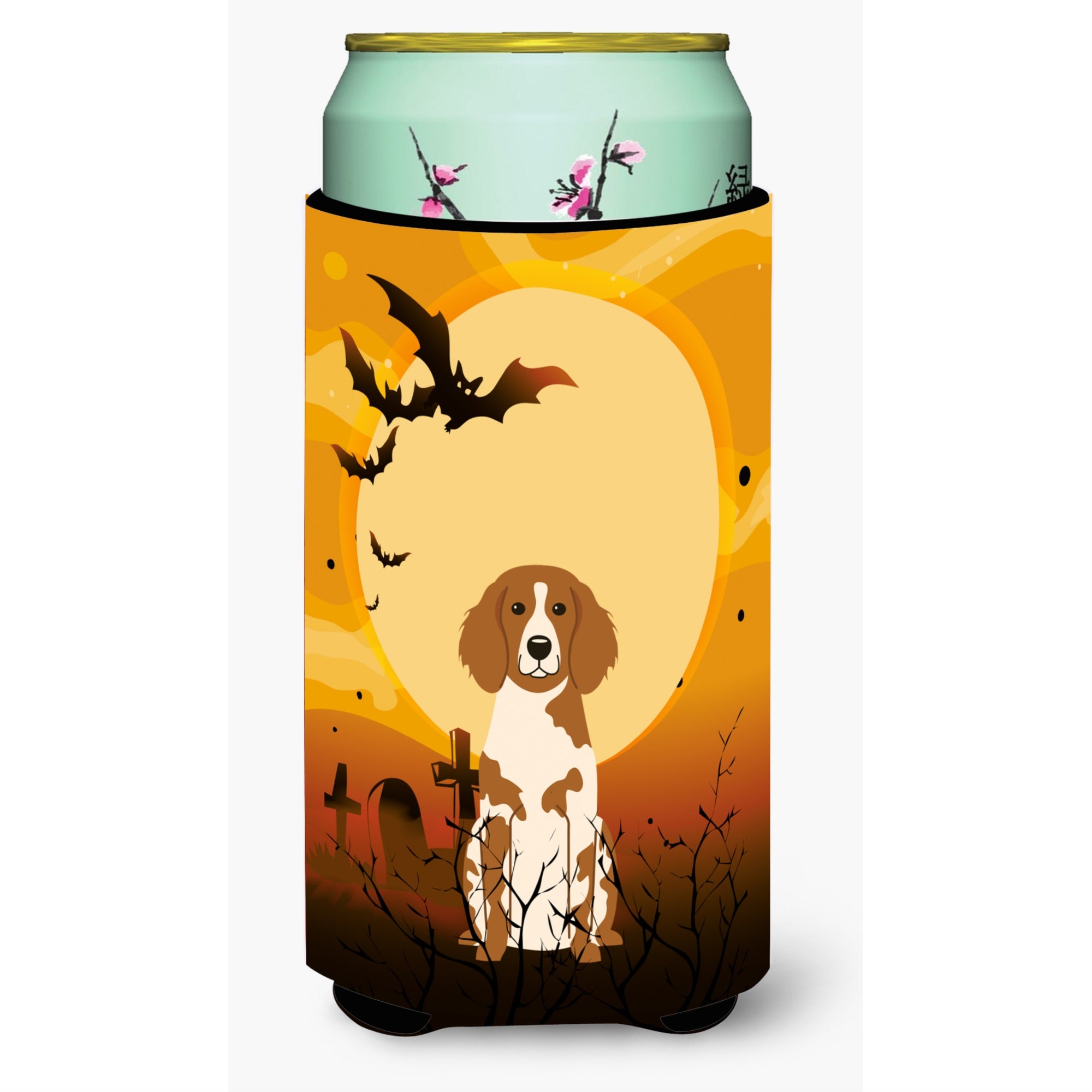'Caroline'S Treasures Halloween Brittany Spaniel Tall Boy Beverage Insulator Hugger Bb4338Tbc, Multicolor''