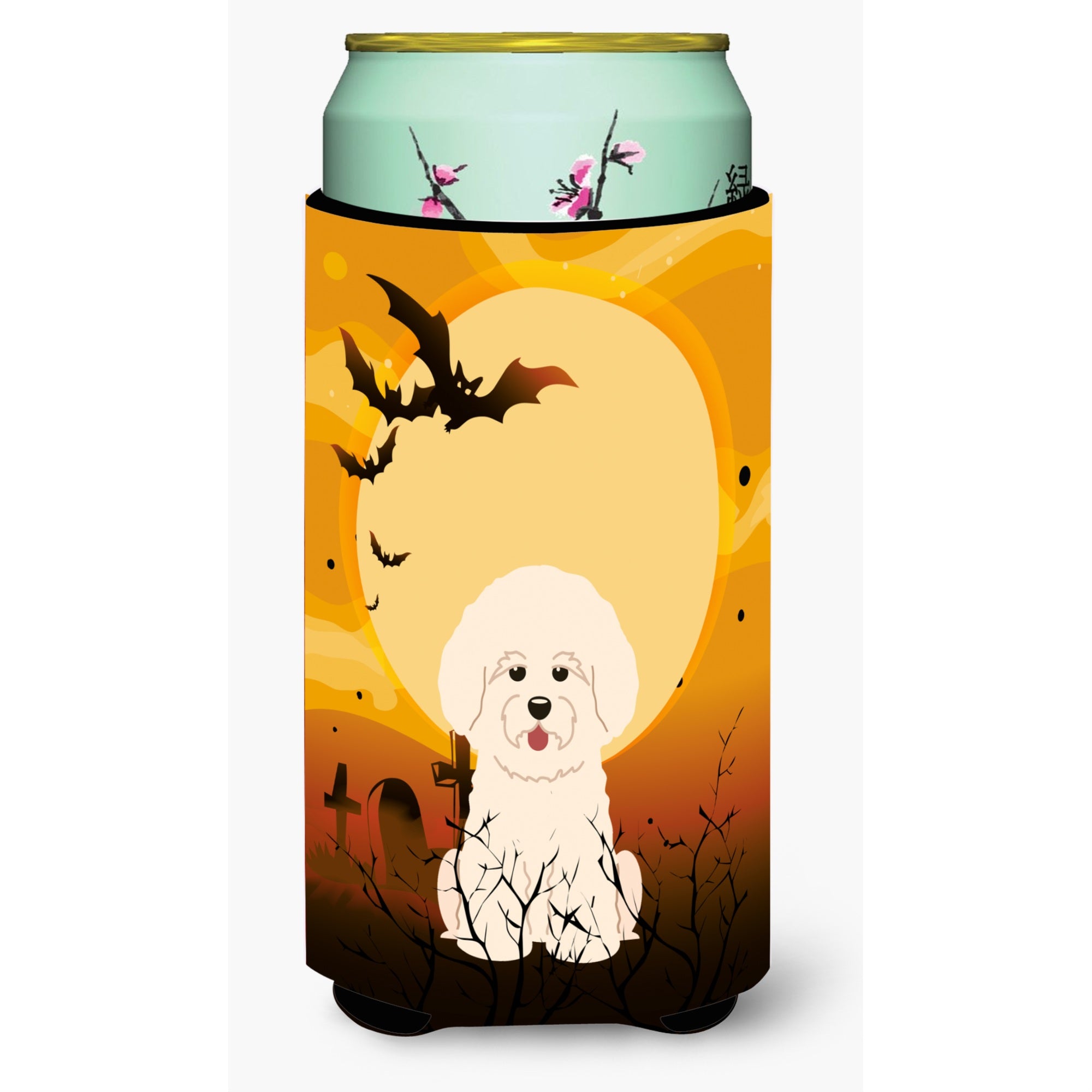'Caroline'S Treasures Halloween Bichon Frise Tall Boy Beverage Insulator Hugger Bb4341Tbc, Multicolor''