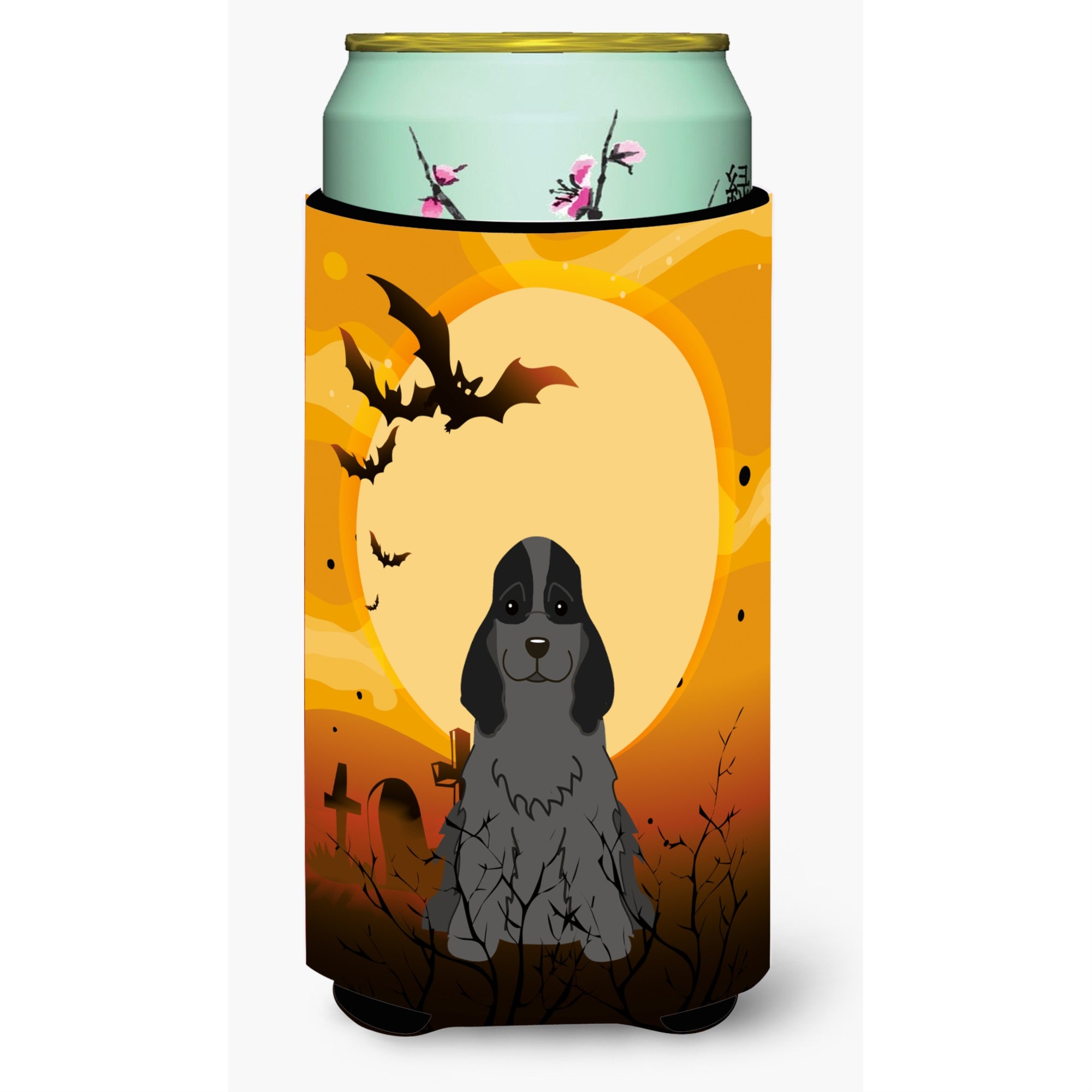 'Caroline'S Treasures Halloween Cocker Spaniel Black Tall Boy Beverage Insulator Hugger Bb4358Tbc, Multicolor''